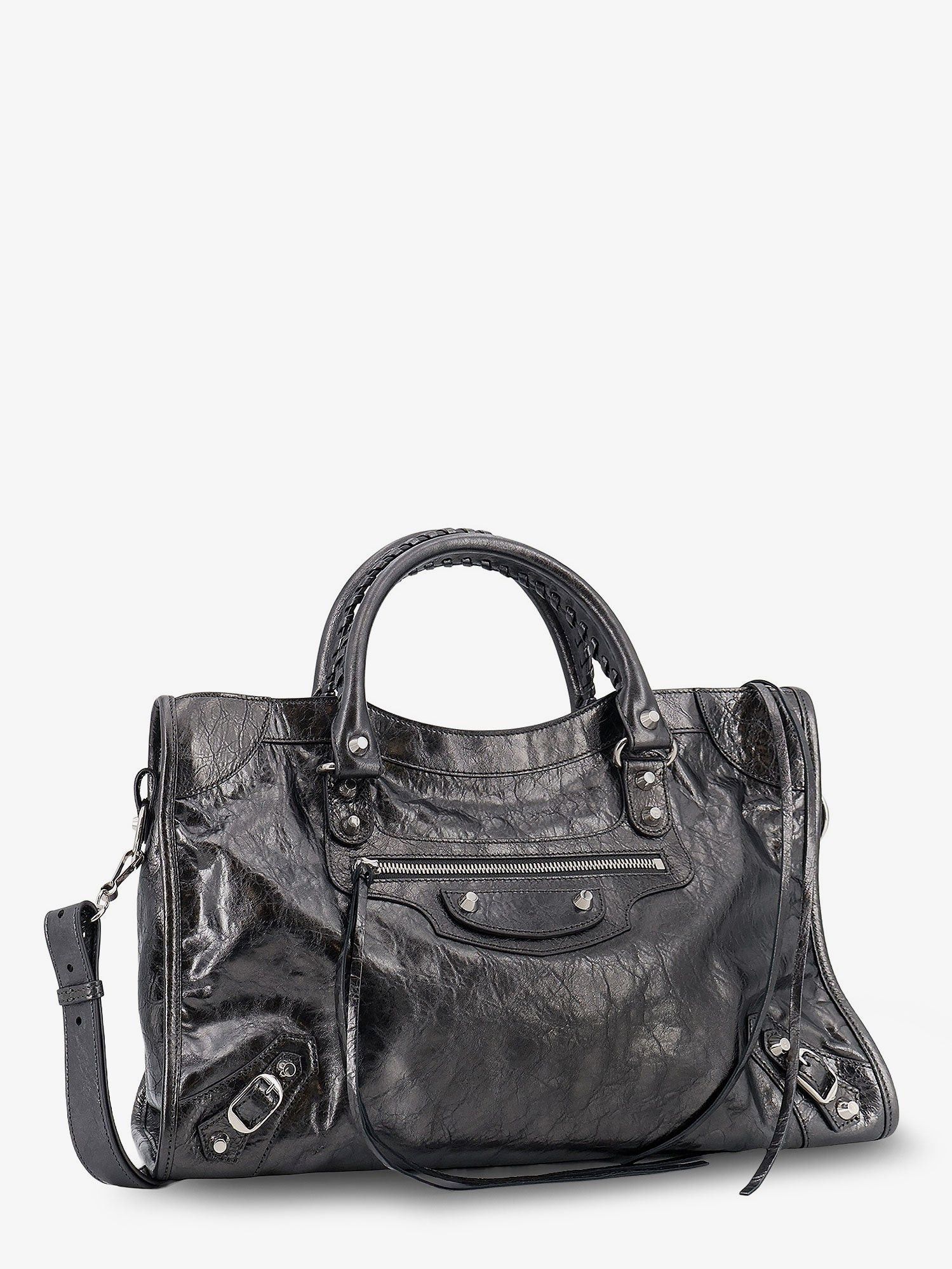 Balenciaga Le City Bag M Leather Crossbody Bag Size ONE SIZE - 3 Thumbnail