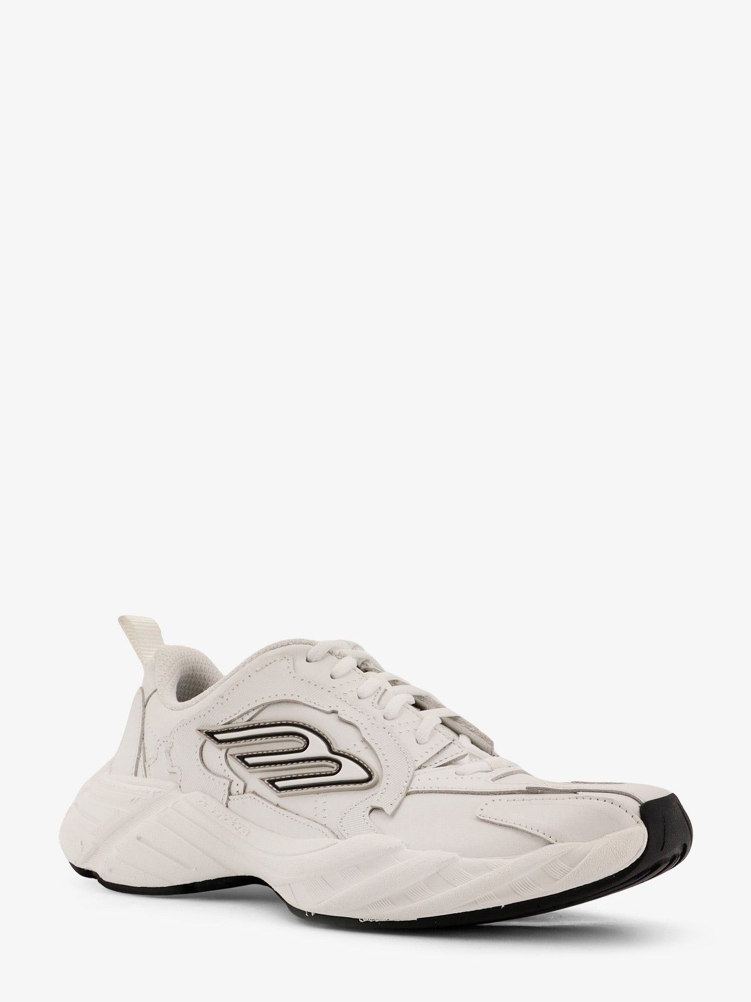 Balenciaga Monday Low-Top Sneakers In Leather Size US 7 / IT 37 - 2 Thumbnail