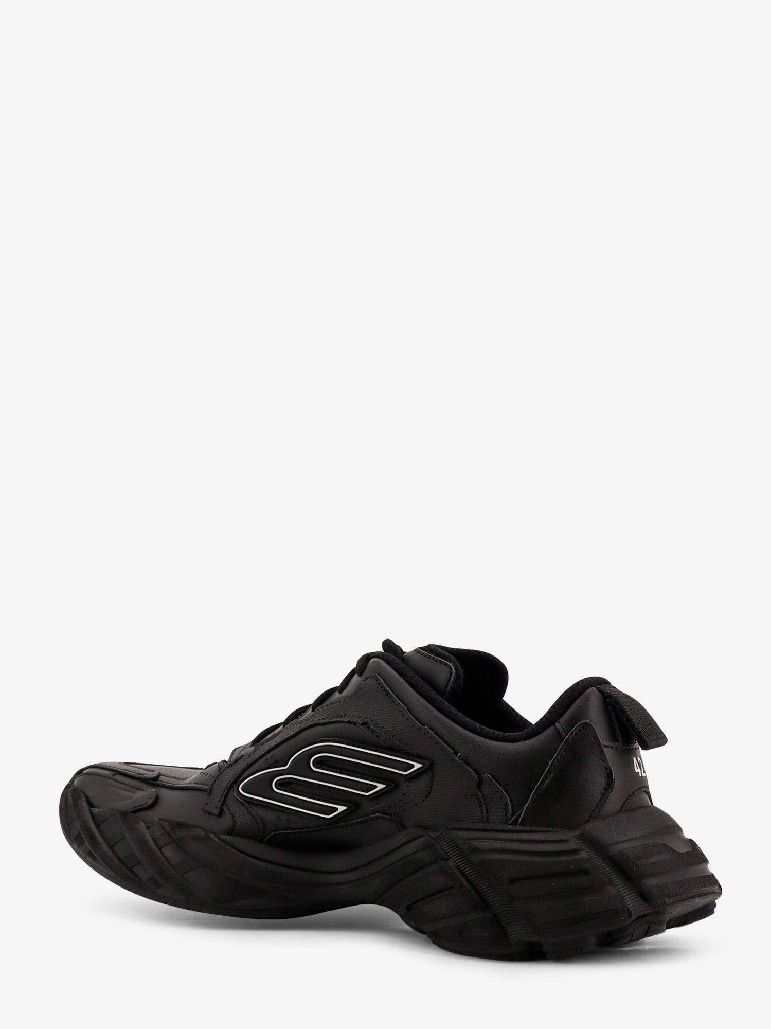 Balenciaga Monday Low-Top Leather Sneakers Size US 12 / EU 45 - 3 Thumbnail