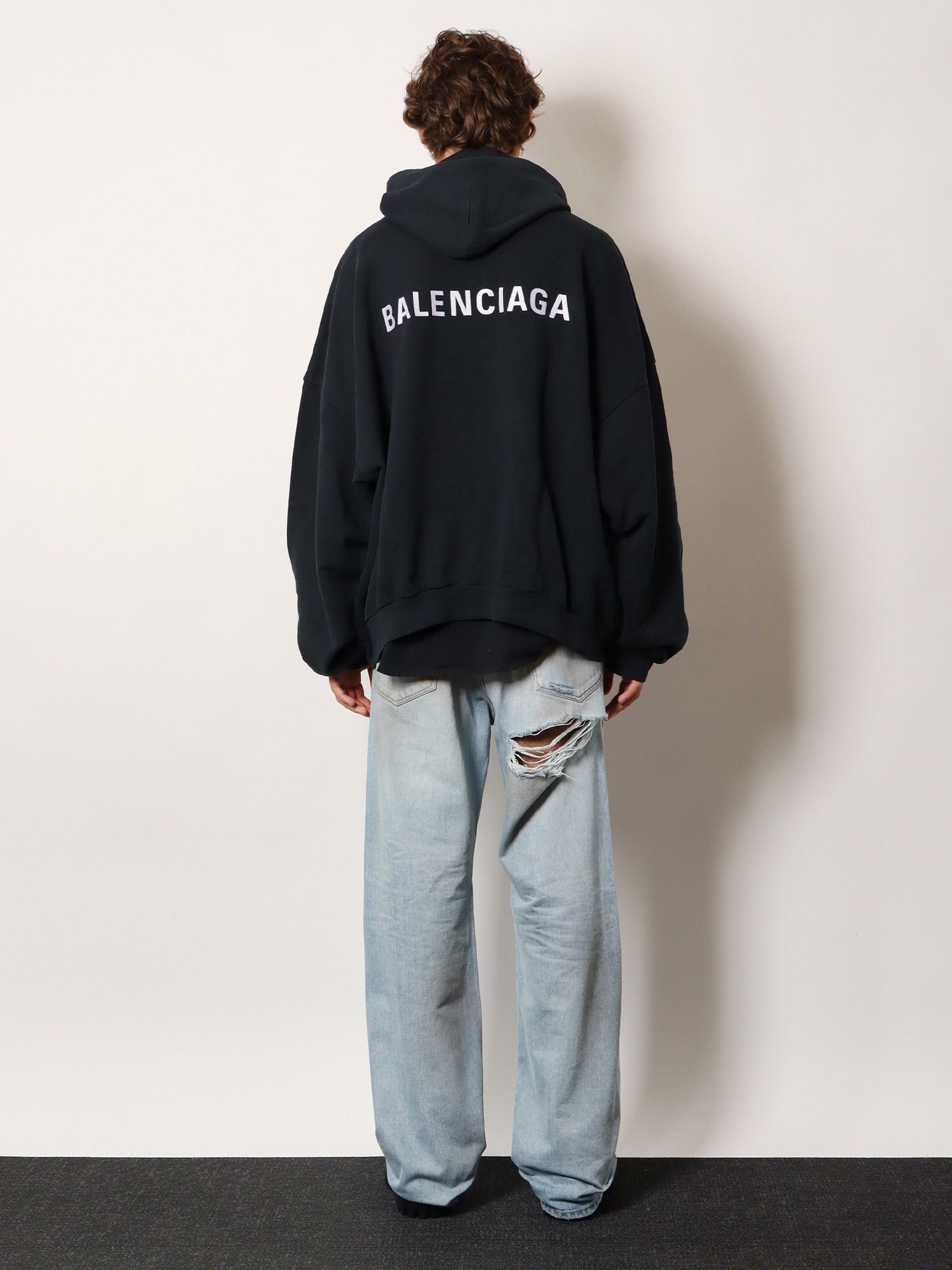 Balenciaga Cotton Hooded Sweatshirt Size US L / EU 52-54 / 3 - 5 Thumbnail