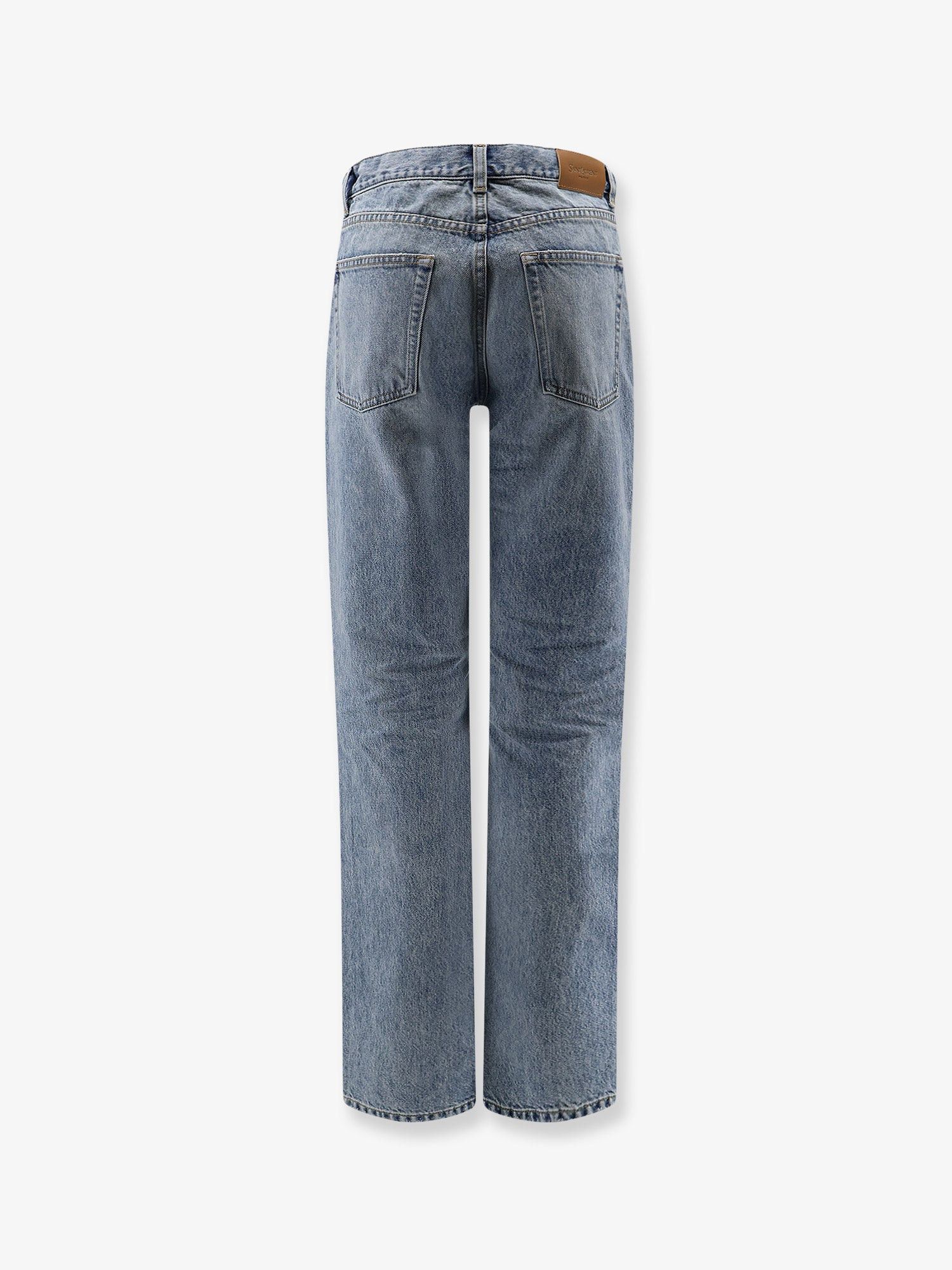 Saint Laurent Paris Relaxed Straight Jeans Size 28" / US 6 / IT 42 - 2 Thumbnail