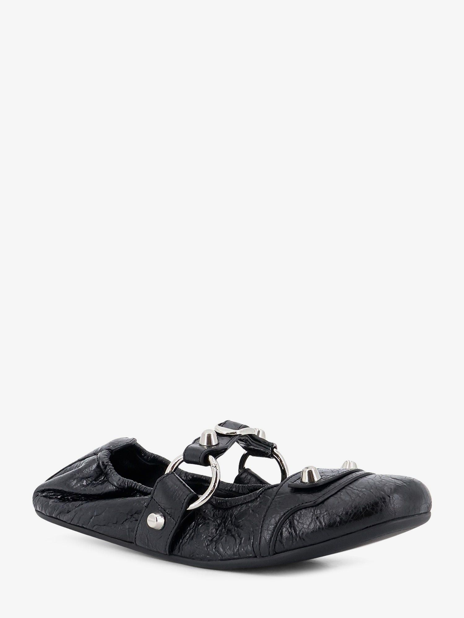 Balenciaga City Flat L005 Leather Ballerinas Size US 6 / IT 36 - 2 Thumbnail