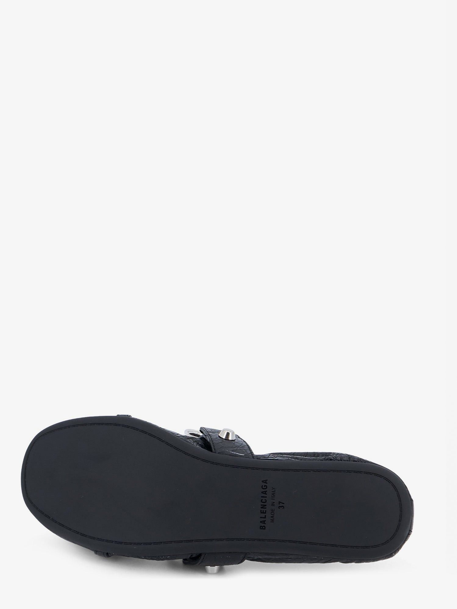Balenciaga City Flat L005 Leather Ballerinas Size US 9 / IT 39 - 4 Thumbnail