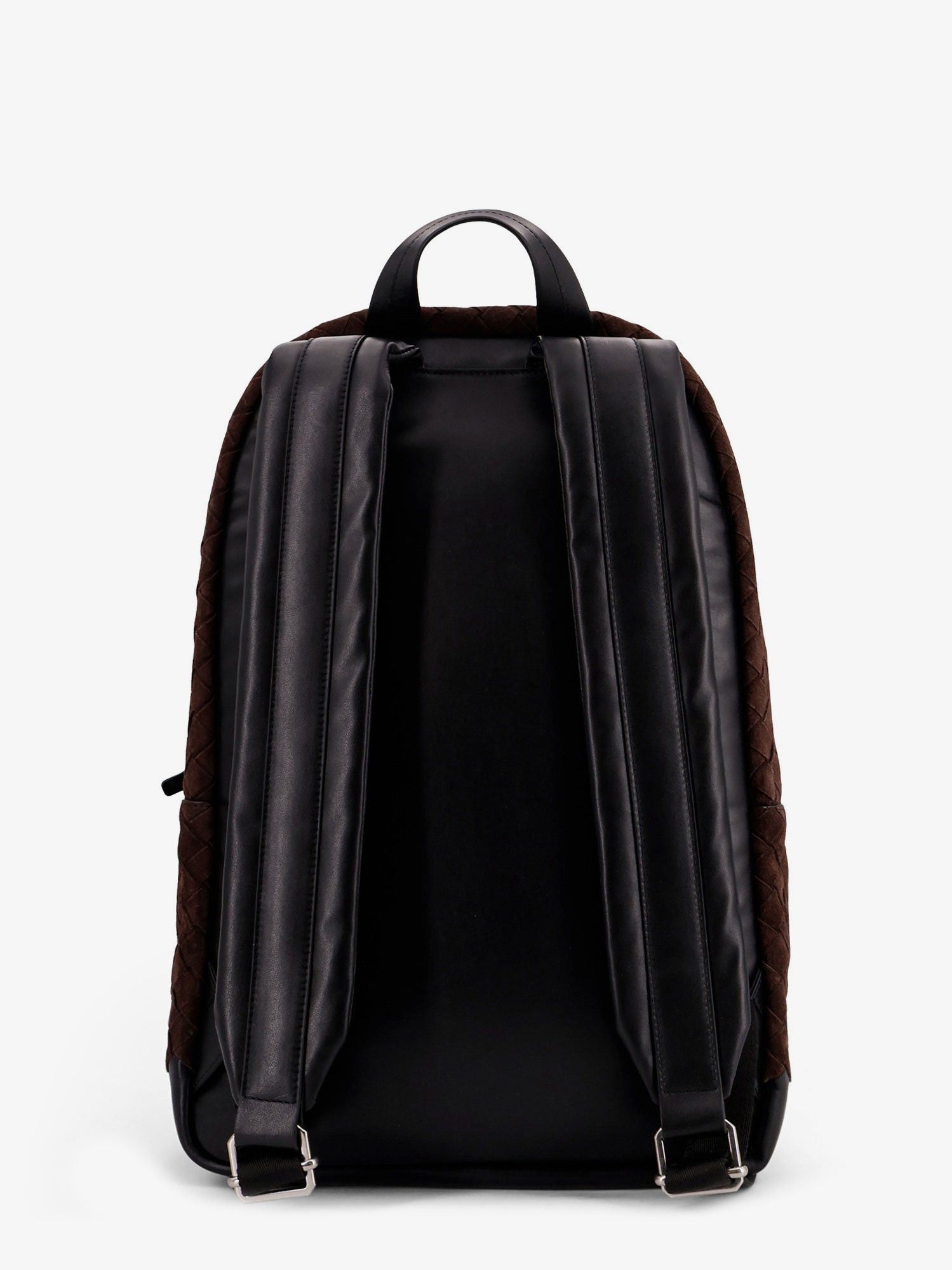 Bottega Veneta Suede Backpack With Intrecciato Motif Size ONE SIZE - 2 Thumbnail