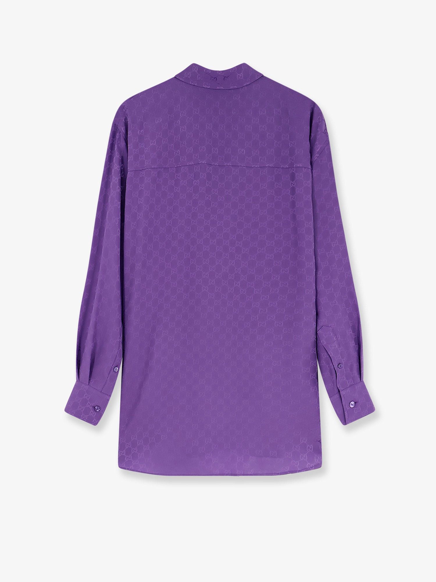 Gucci Gg Silk Shirt Size M / US 6-8 / IT 42-44 - 2 Thumbnail