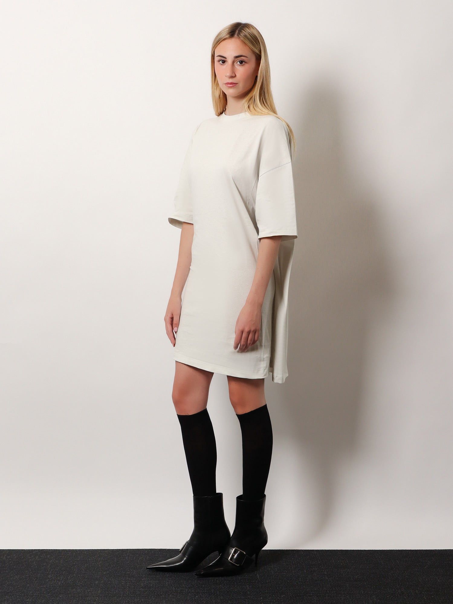 Balenciaga Cotton Jersey Semi Fitted Short Dress Size S / US 4 / IT 40 - 2 Thumbnail