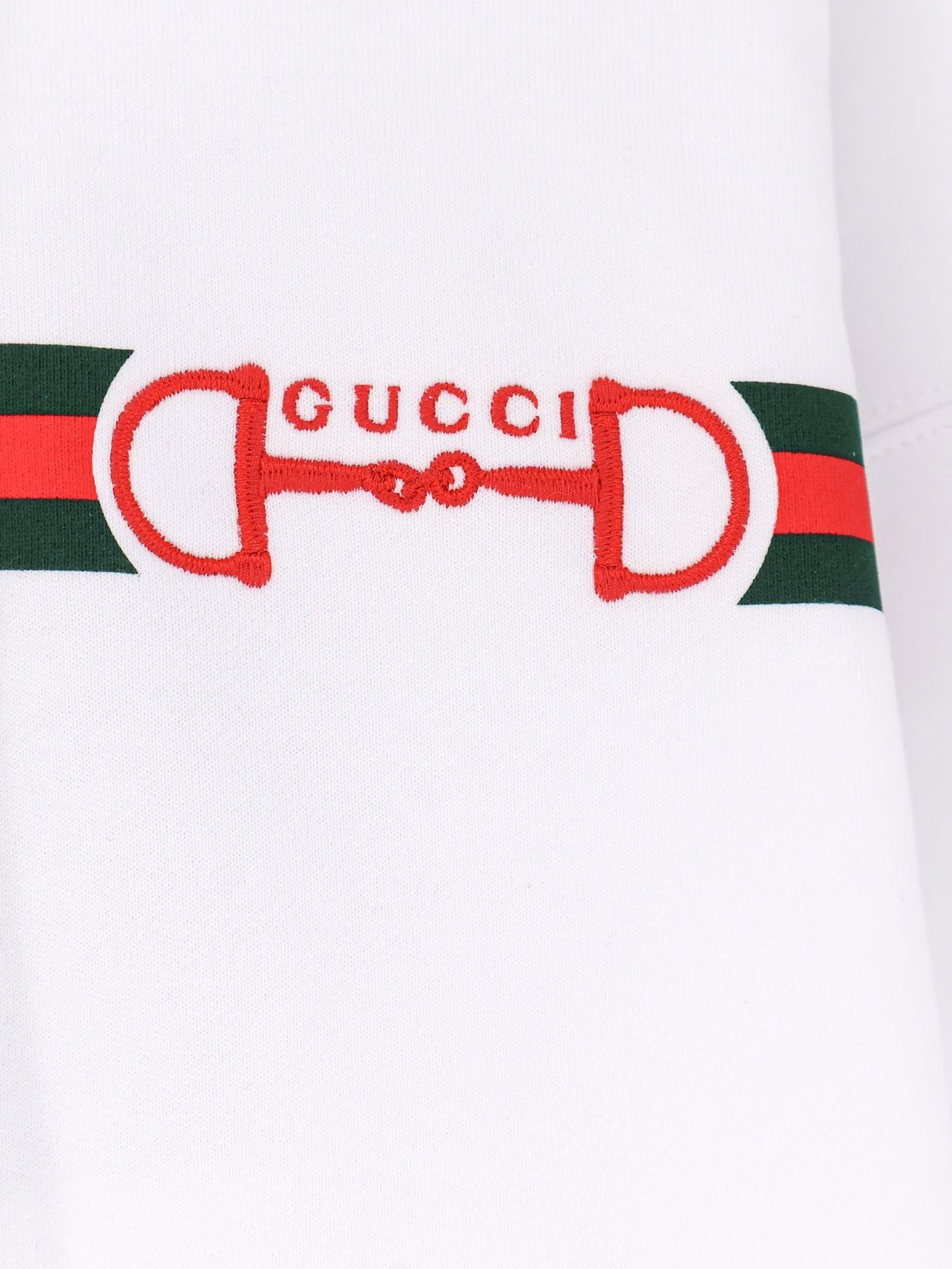 Gucci Cotton Sweatshirt With Embroidered Horsebit On The Front Size S / US 4 / IT 40 - 3 Thumbnail