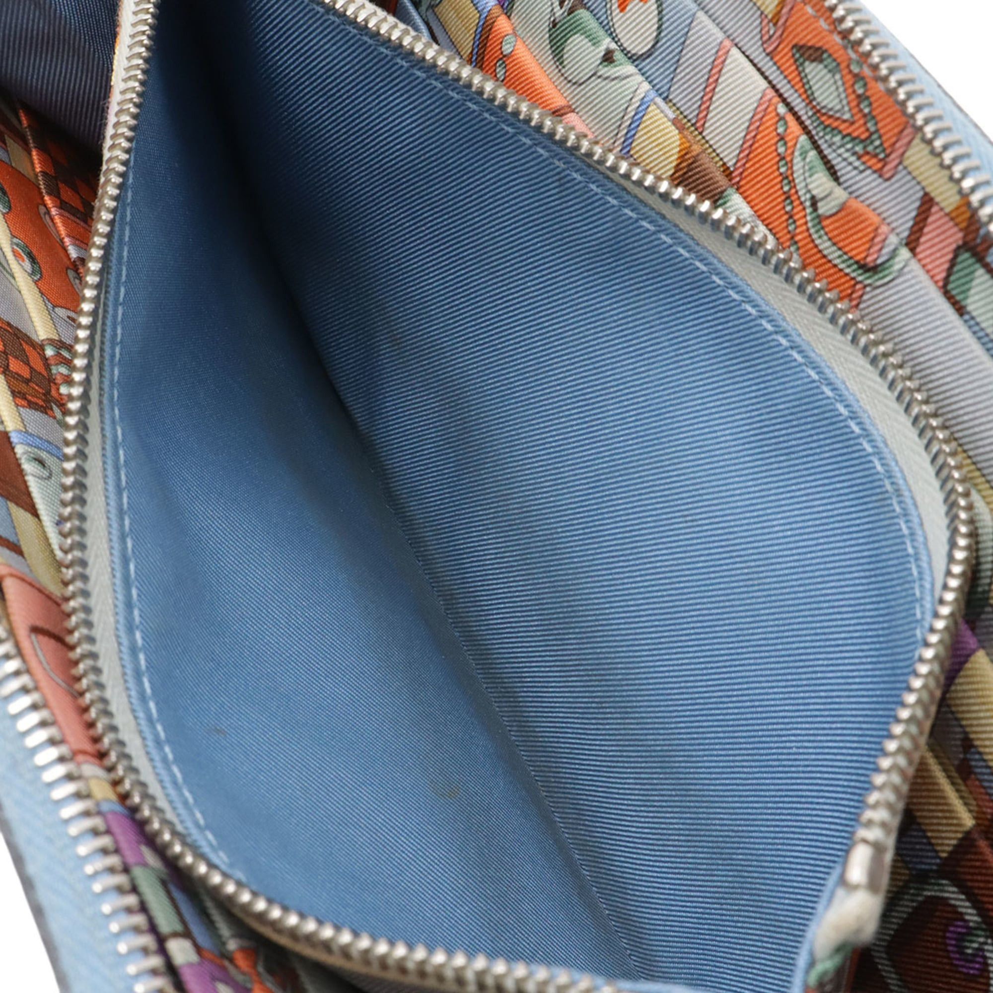 Hermes HERMES Azap Long Silk In Round Wallet, Veau Epsom Leather, Light Blue, T Stamp Size ONE SIZE - 7 Thumbnail