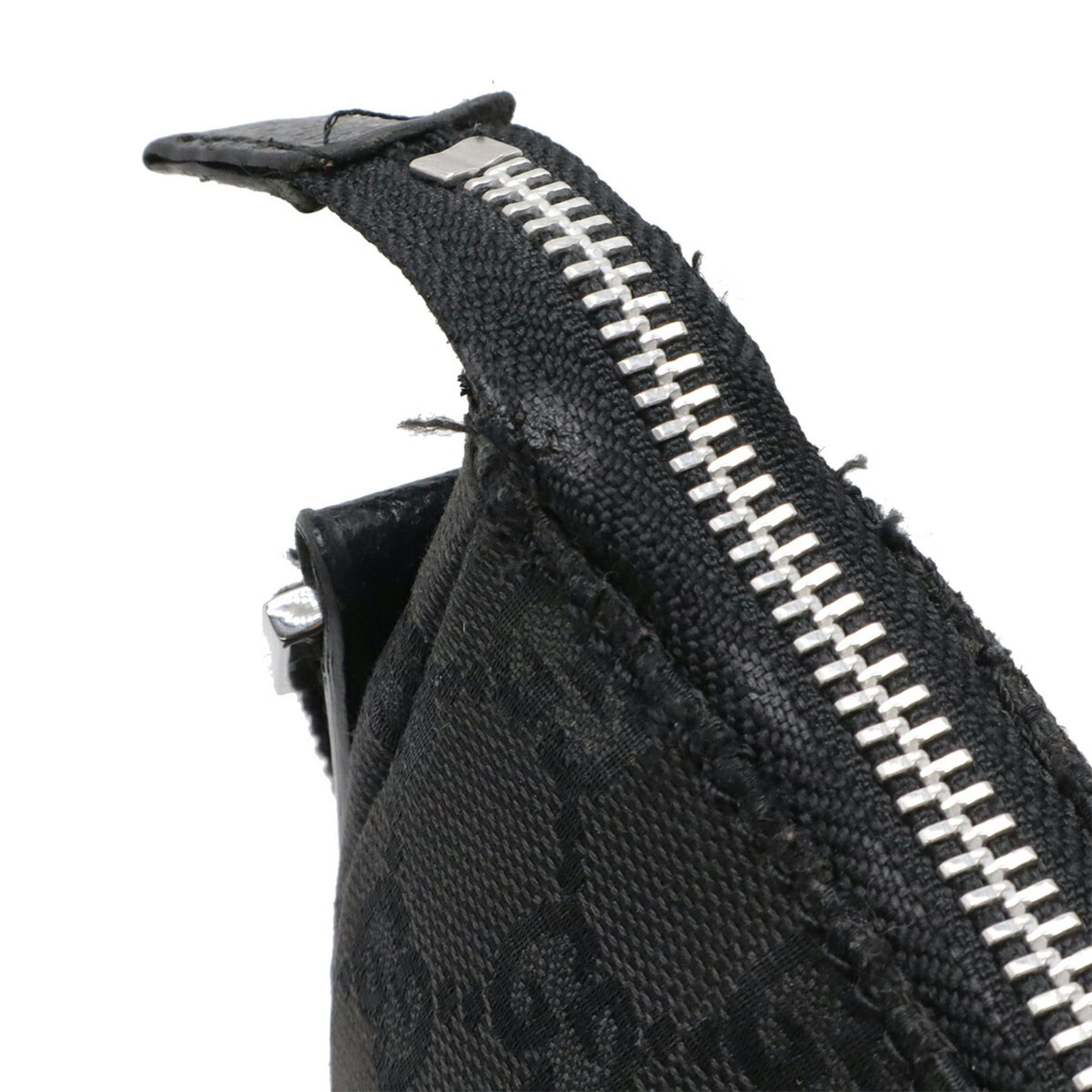 Gucci GUCCI GG Canvas Shoulder Bag/Handbag, Leather, Black, 114273 Size ONE SIZE - 7 Thumbnail