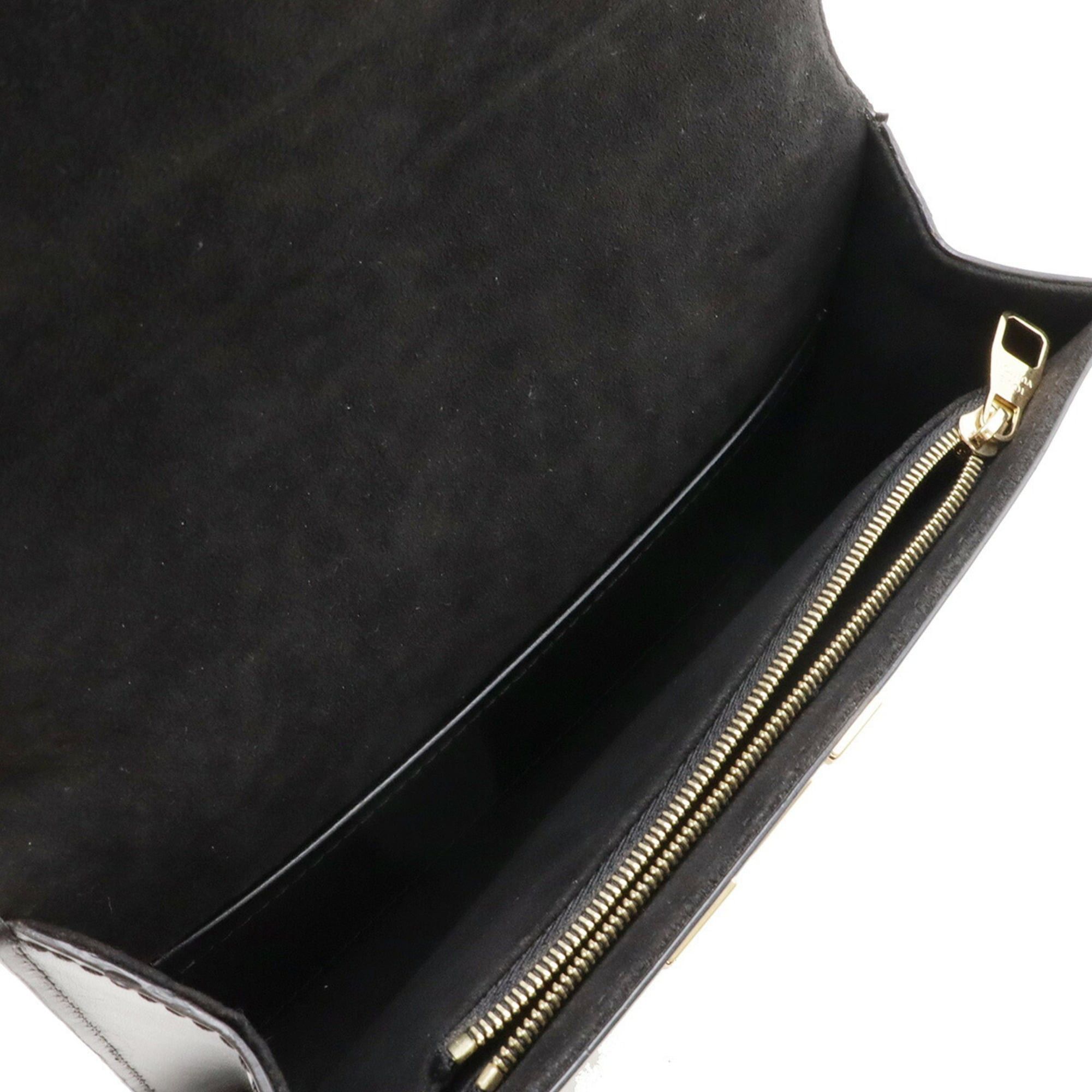 Louis Vuitton Louis Vuitton Pochette Louise MM Chain Shoulder Bag Leather Noir Black M51033 Size ONE SIZE - 7 Thumbnail