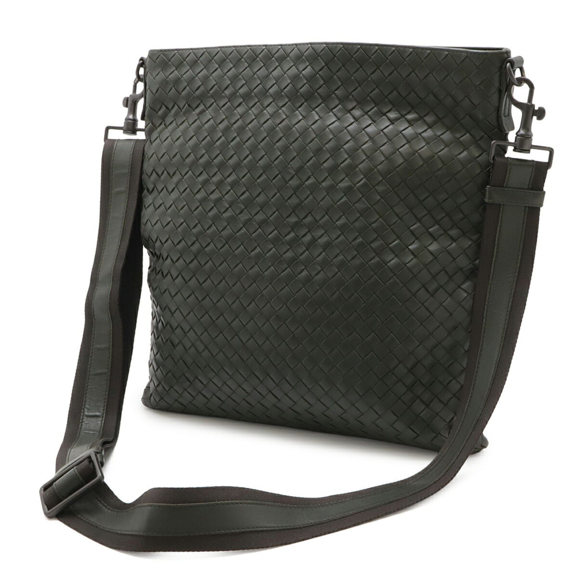 Bottega Veneta Bottega Veneta Intrecciato Shoulder Bag Leather Dark Brown 276356 Size ONE SIZE - 3 Thumbnail