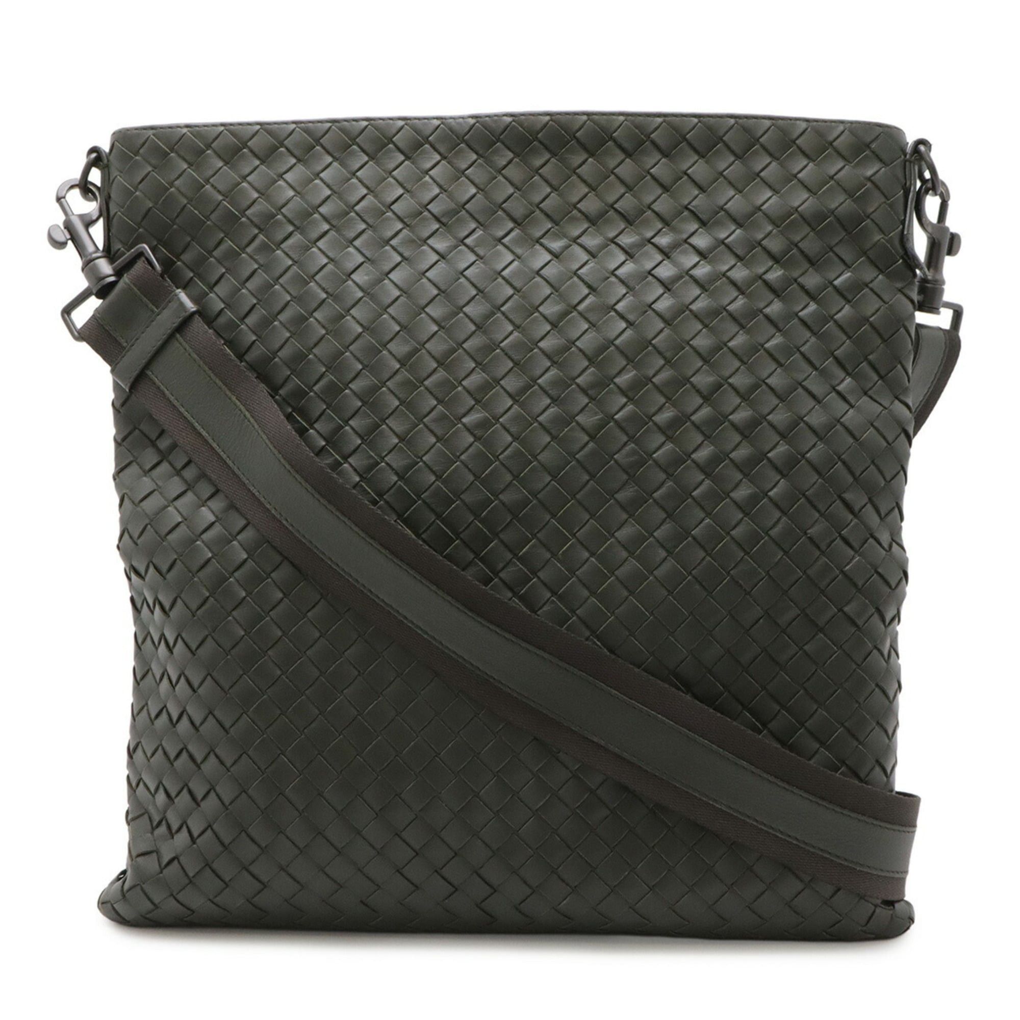 Bottega Veneta Bottega Veneta Intrecciato Shoulder Bag Leather Dark Brown 276356 Size ONE SIZE - 2 Thumbnail