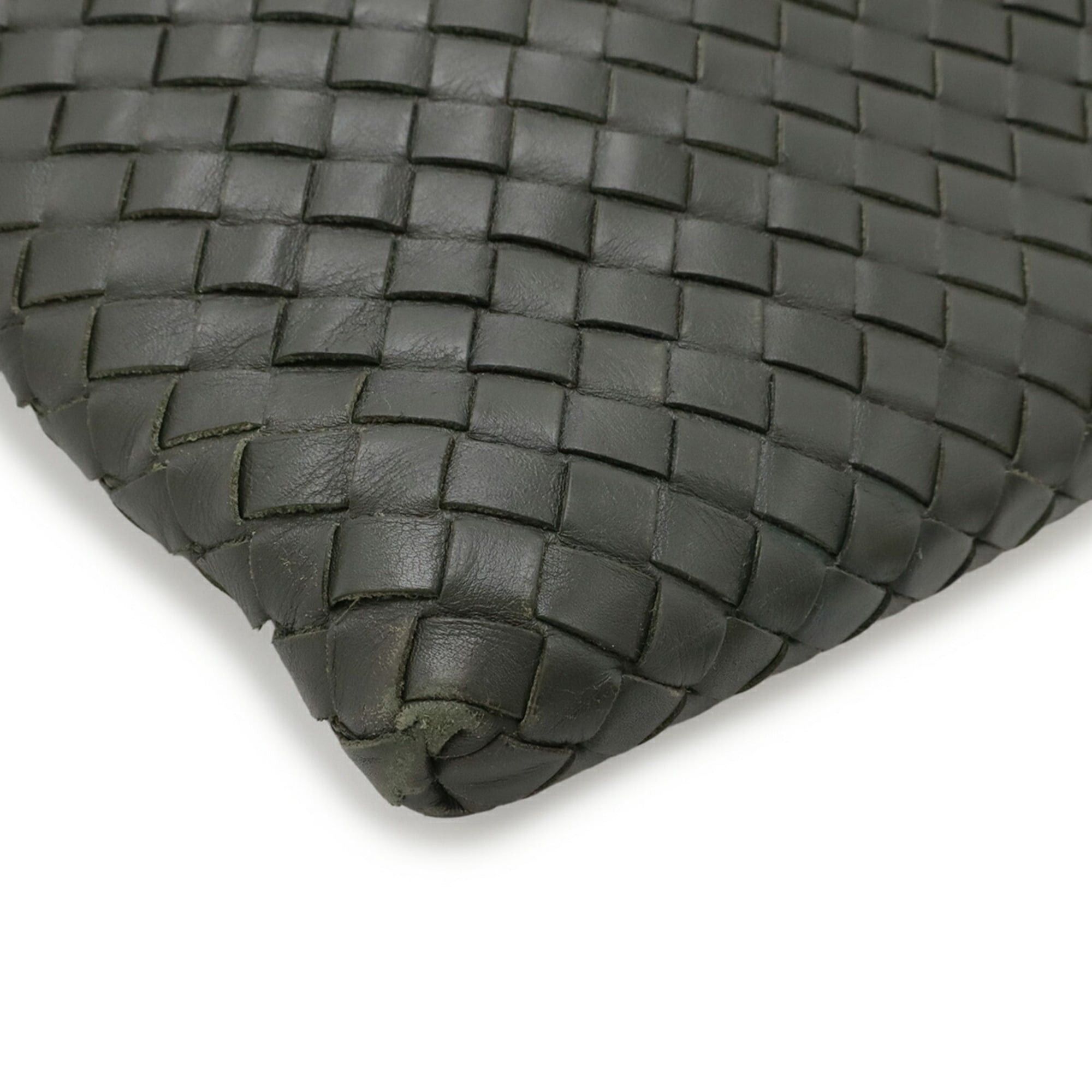 Bottega Veneta Bottega Veneta Intrecciato Shoulder Bag Leather Dark Brown 276356 Size ONE SIZE - 4 Thumbnail