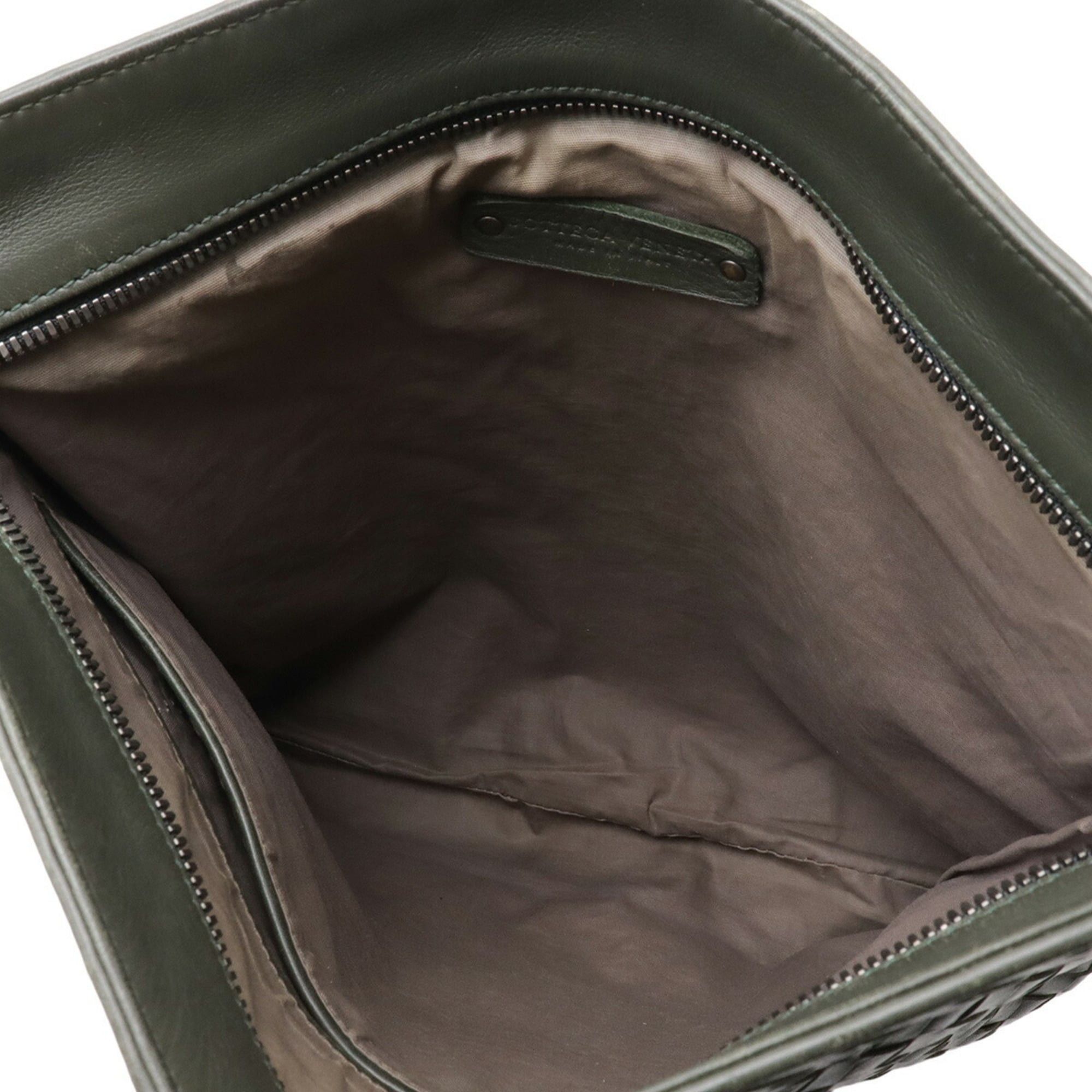 Bottega Veneta Bottega Veneta Intrecciato Shoulder Bag Leather Dark Brown 276356 Size ONE SIZE - 8 Thumbnail