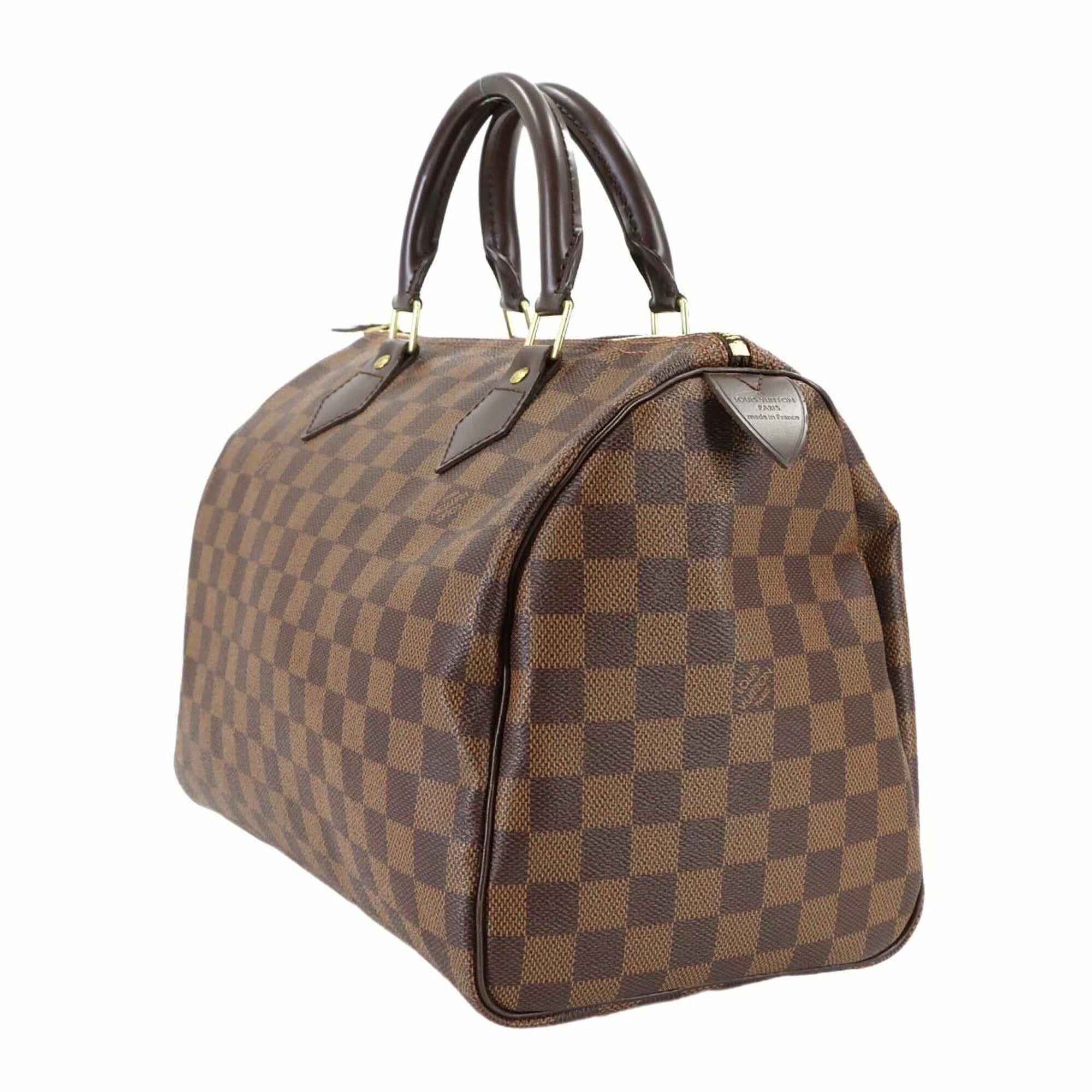 Louis Vuitton Louis Vuitton Damier Speedy 30 Handbag, Ebene Brown, N41531, Gold Hardware. Size ONE SIZE - 3 Thumbnail