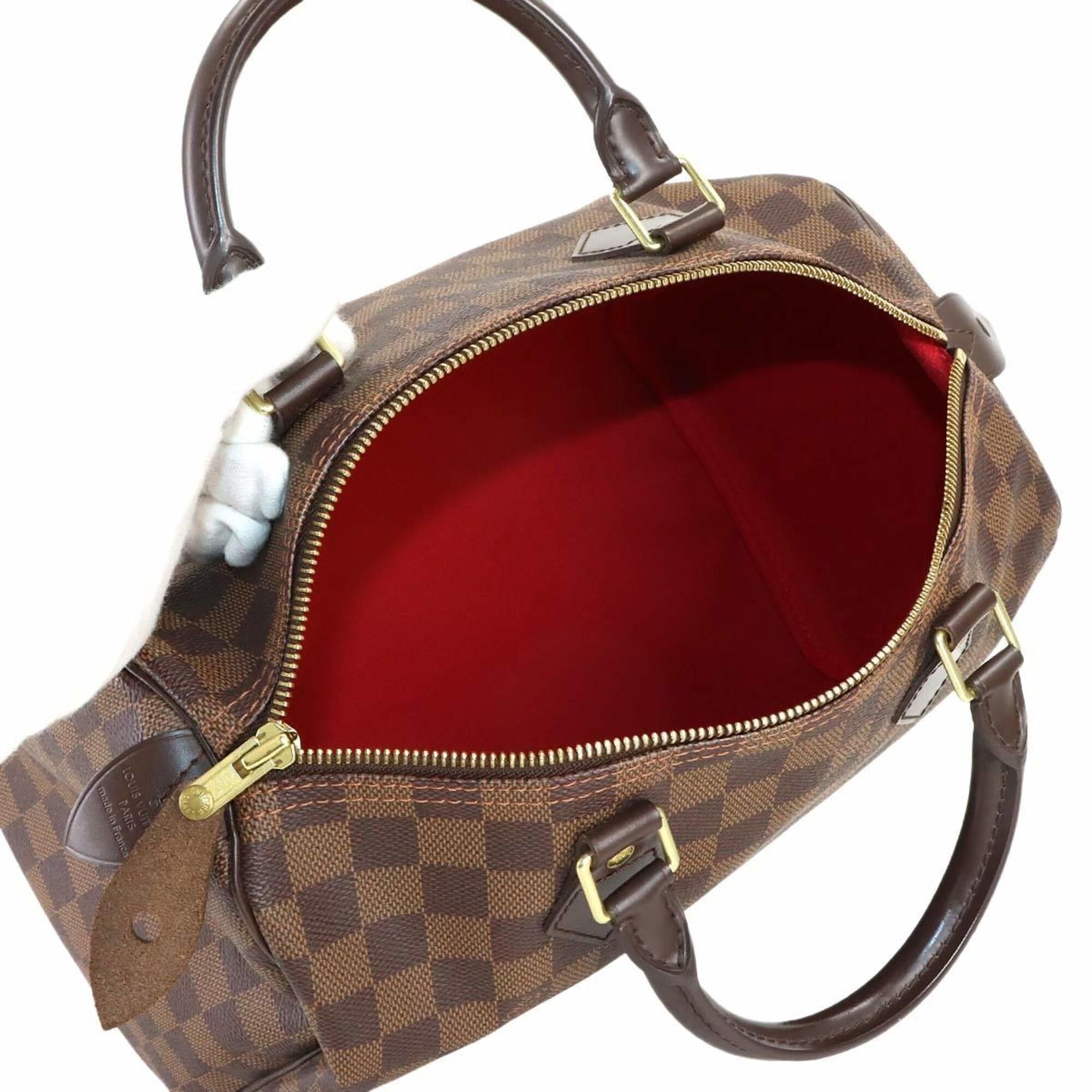 Louis Vuitton Louis Vuitton Damier Speedy 30 Handbag, Ebene Brown, N41531, Gold Hardware. Size ONE SIZE - 6 Thumbnail