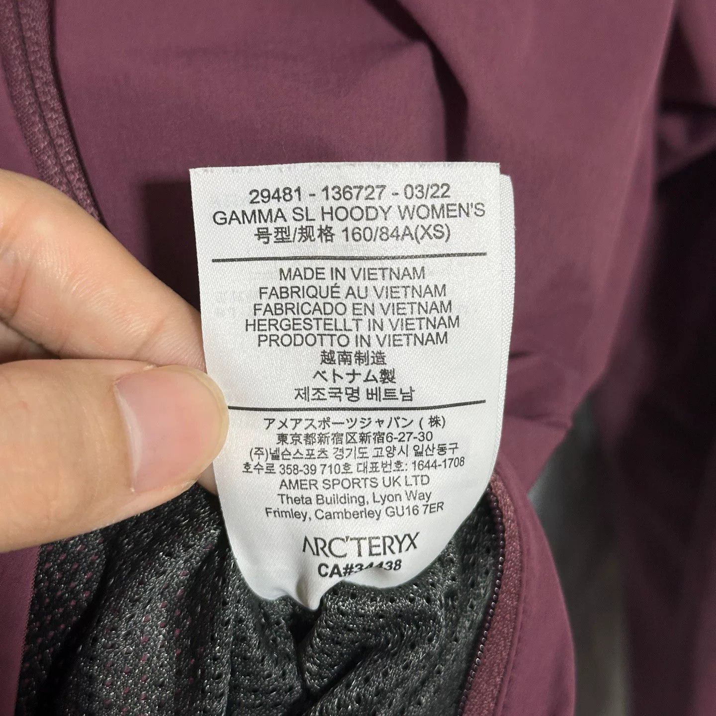 Arc'teryx Arcteryx Gamma SL Hoody Size XS / US 0-2 / IT 36-38 - 6 Thumbnail