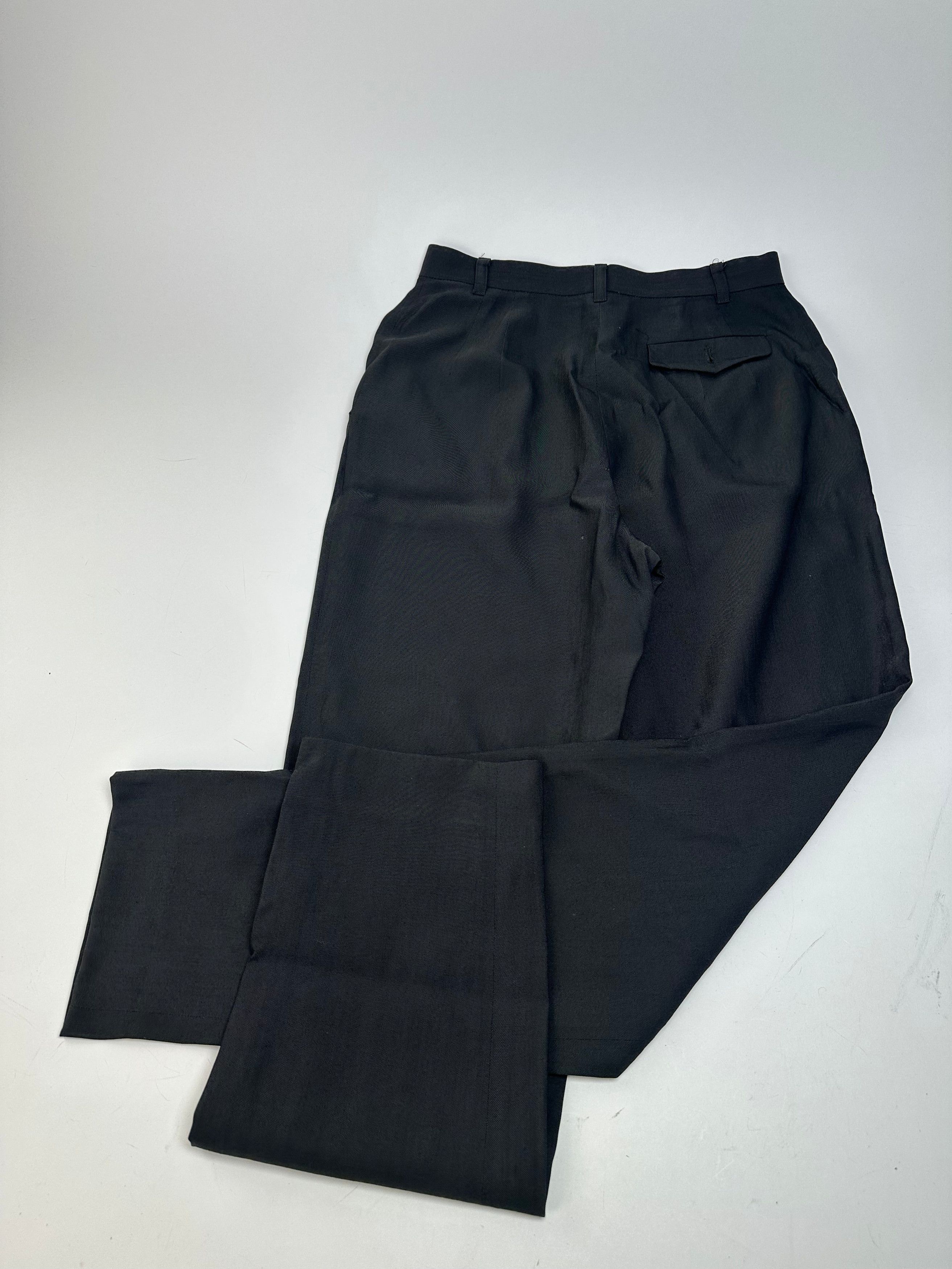 Givenchy Vintage Womens Wool Suit Black 38/M Size S / US 4 / IT 40 - 14 Thumbnail