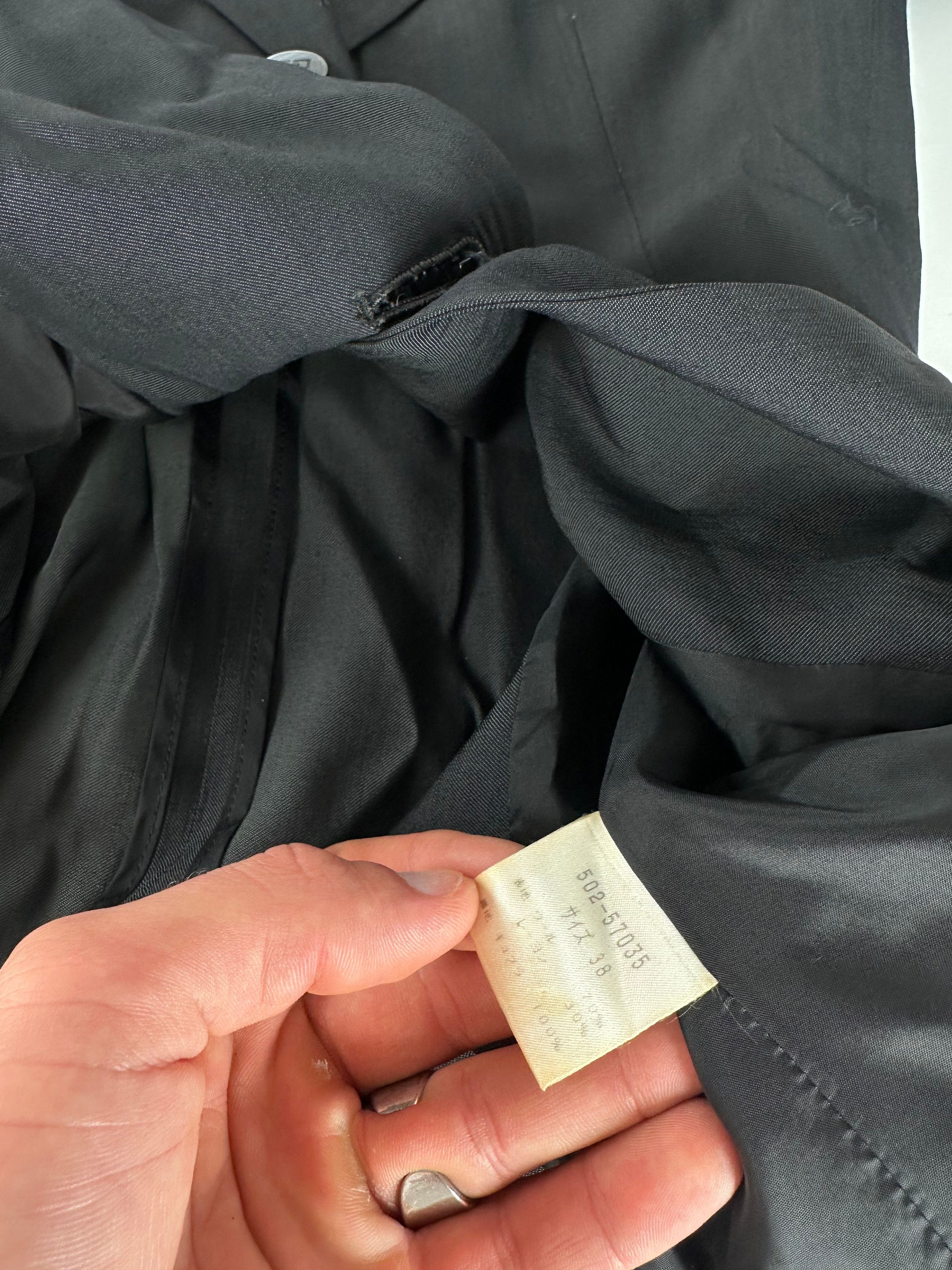 Givenchy Vintage Womens Wool Suit Black 38/M Size S / US 4 / IT 40 - 7 Thumbnail