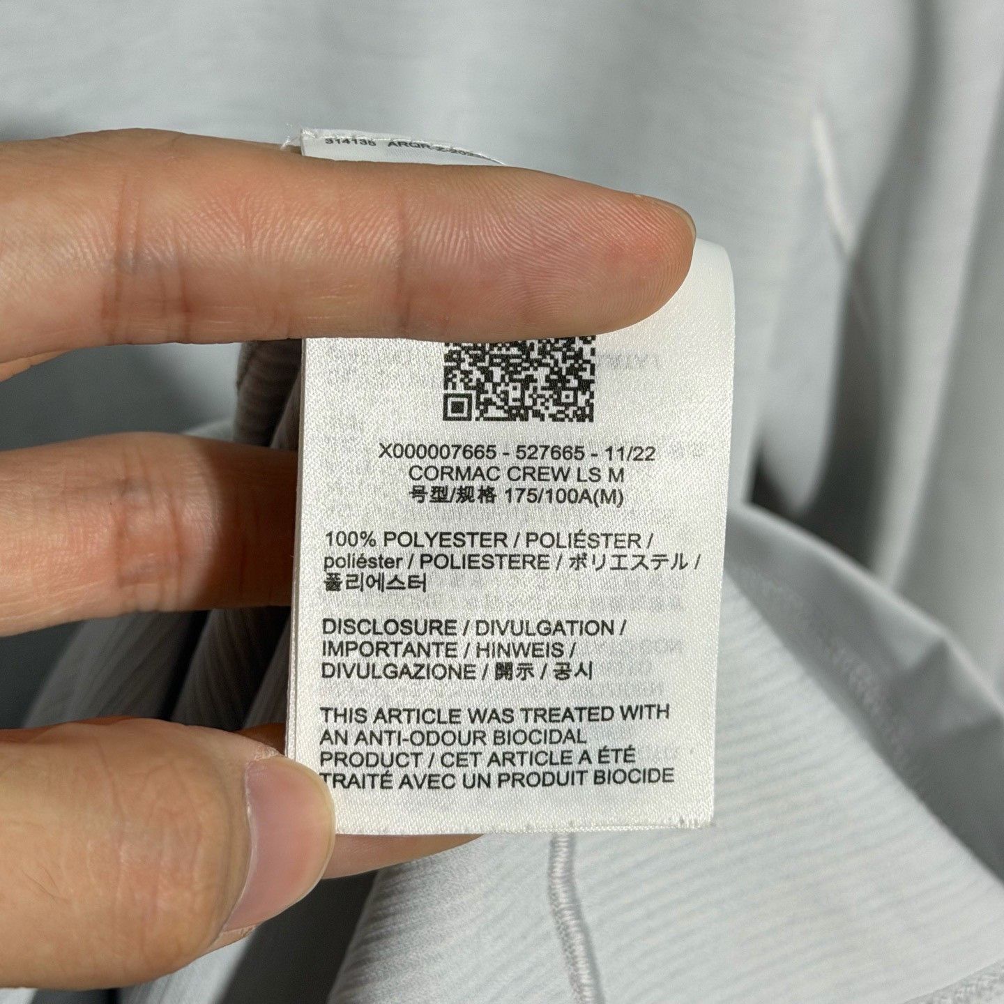 Arc'teryx Arcteryx CORMAC Crew Men's T-Shirt Size US M / EU 48-50 / 2 - 6 Thumbnail