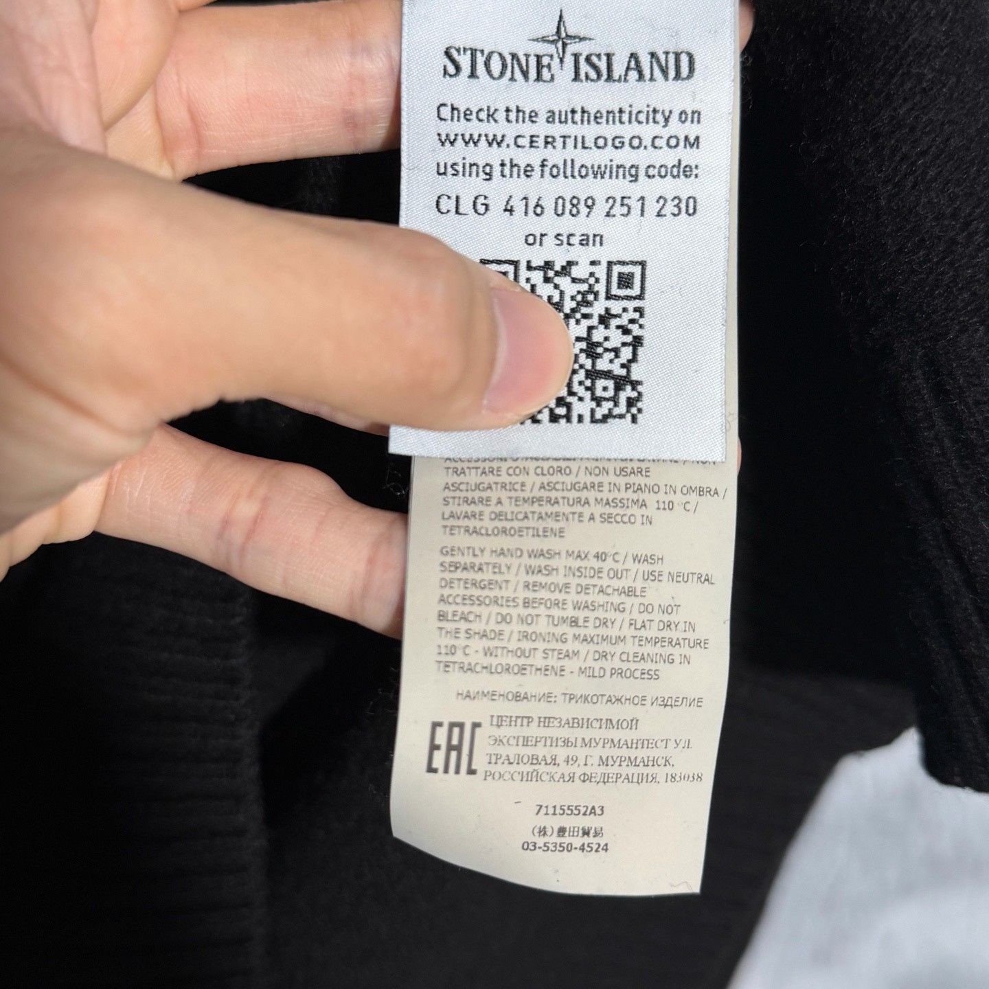 Stone Island Stone Island Round Neck Knit Sweater Size US L / EU 52-54 / 3 - 7 Thumbnail