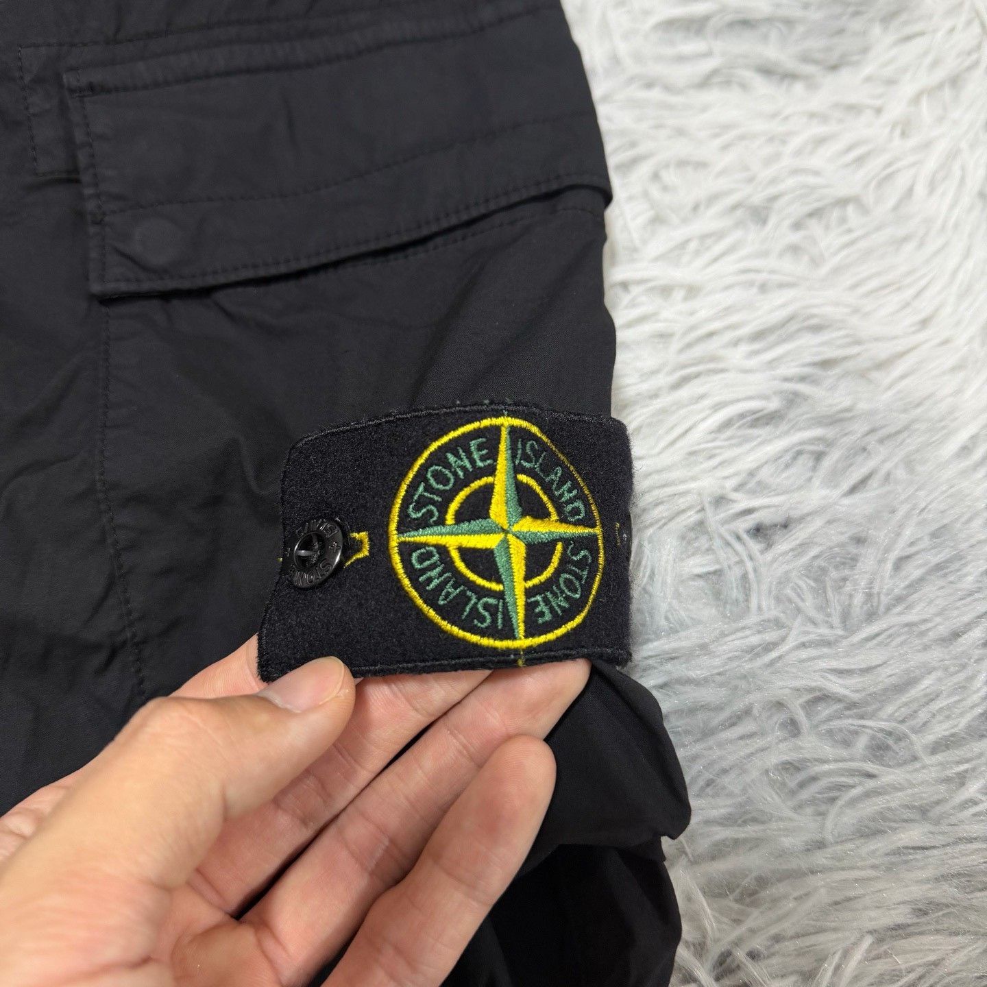 Stone Island Stone Island Black Cargo Pants W30 Size US 30 / EU 46 - 3 Thumbnail