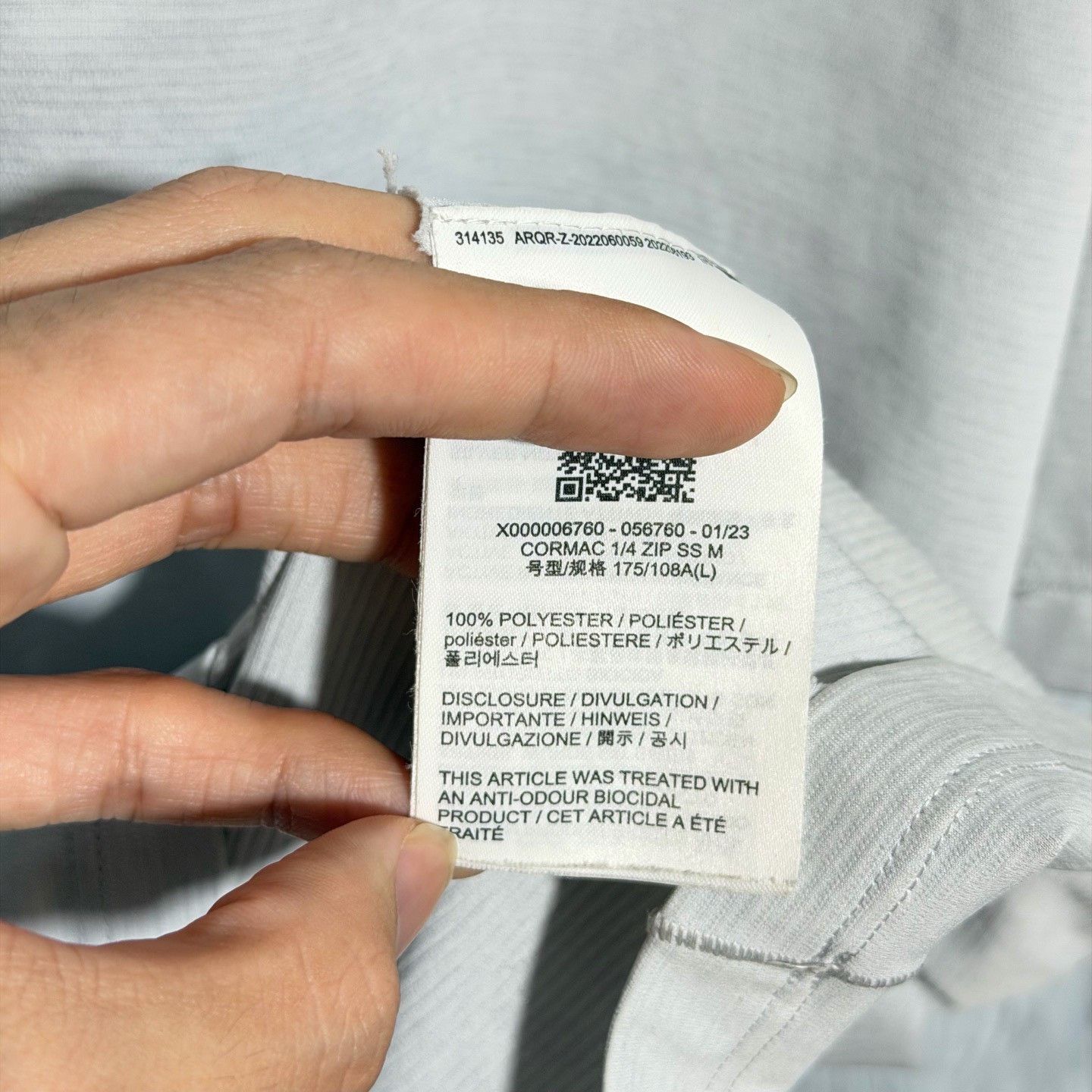 Arc'teryx Arcteryx CORMAC Half-Zip Quick-Dry T-Shirt Men's Size US L / EU 52-54 / 3 - 6 Thumbnail