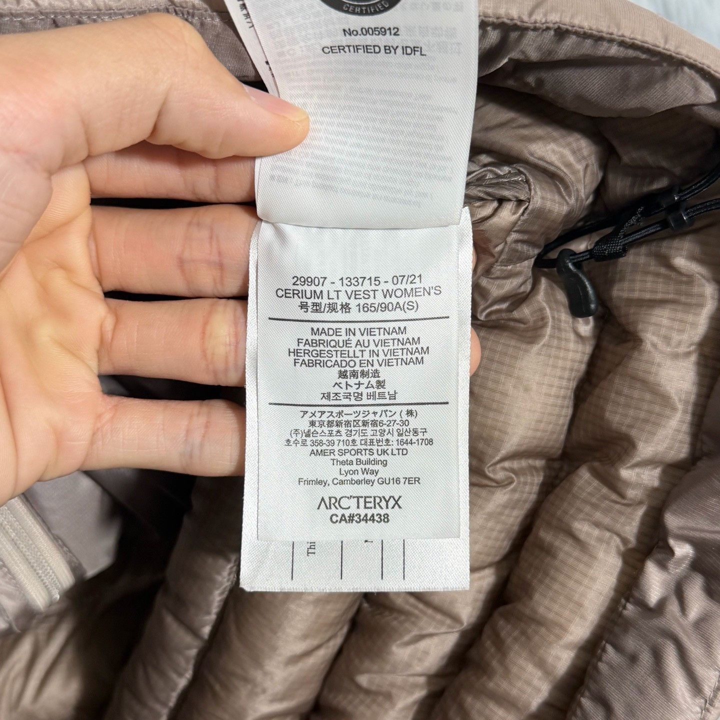Arc'teryx Arcteryx Cerium LT Women's Down Vest Size S / US 4 / IT 40 - 8 Thumbnail