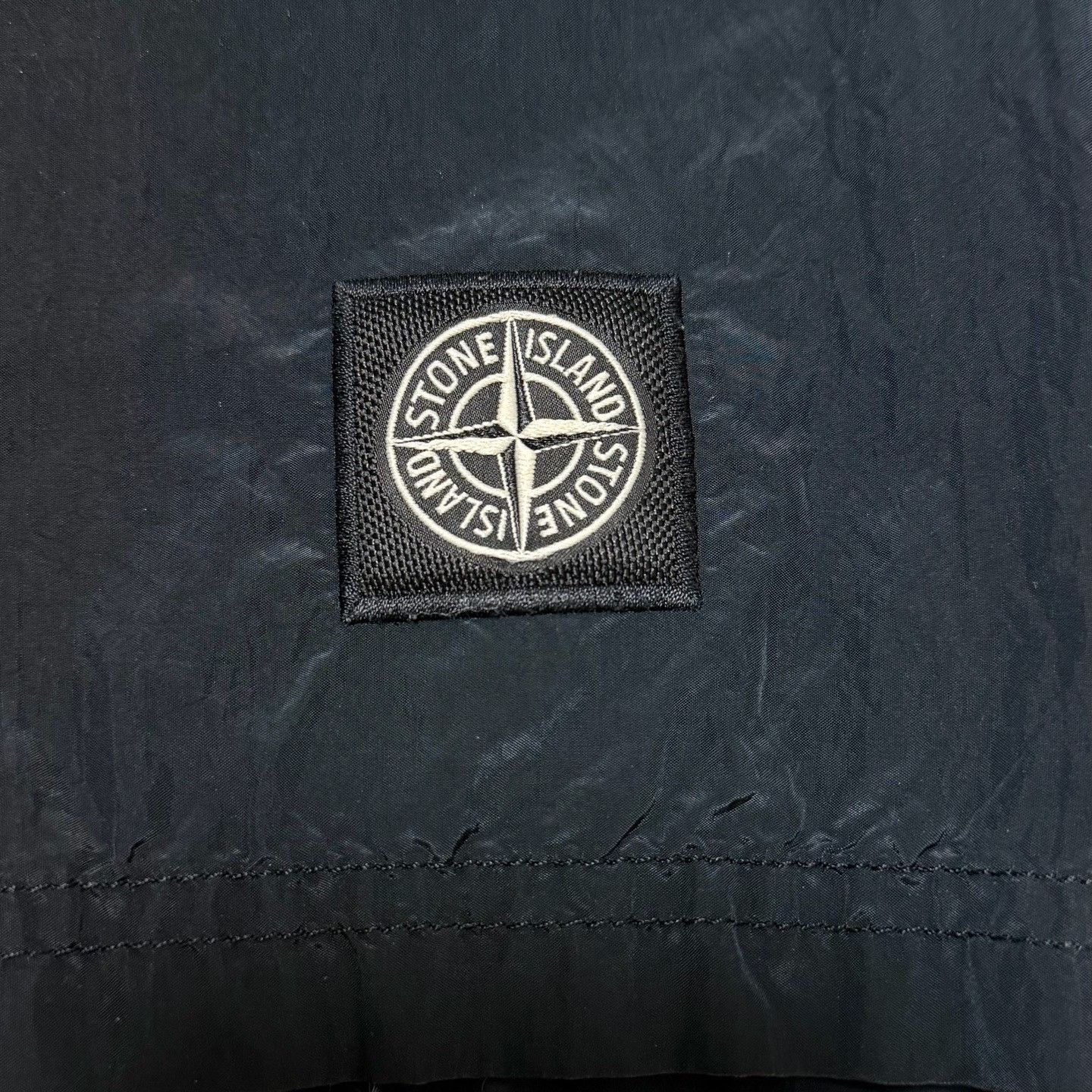 Stone Island Stone Island Square Logo Metal Nylon Shorts Size US 34 / EU 50 - 3 Thumbnail