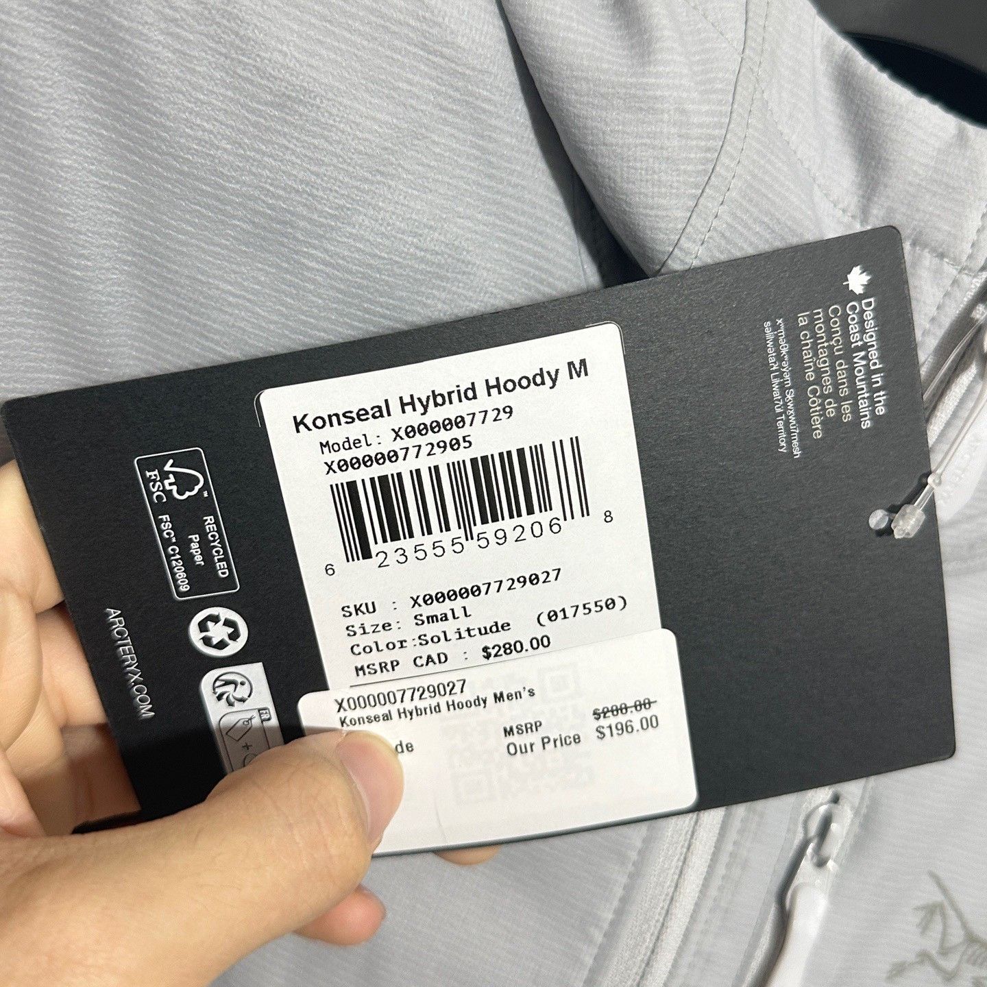 Arc'teryx Arcteryx Konseal Hybrid Hoody Size US S / EU 44-46 / 1 - 4 Thumbnail