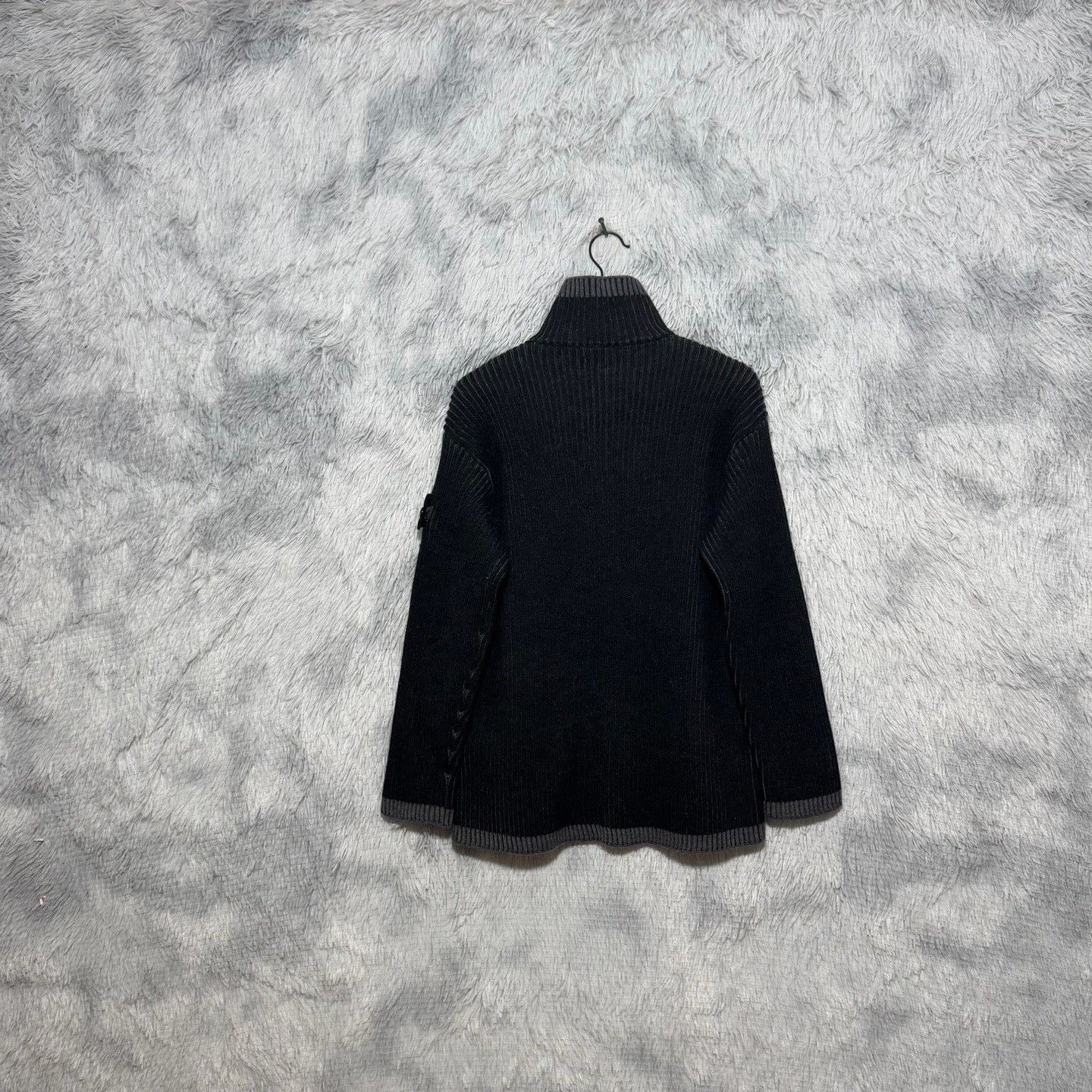 Stone Island Stone Island 24FW Half-Zip High Neck Knit Size US XL / EU 56 / 4 - 2 Thumbnail