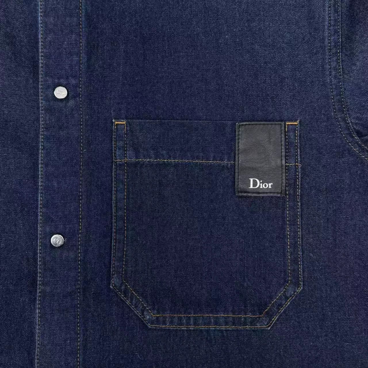 Dior Dior Blue Denim Shirt Jacket Size US M / EU 48-50 / 2 - 4 Thumbnail
