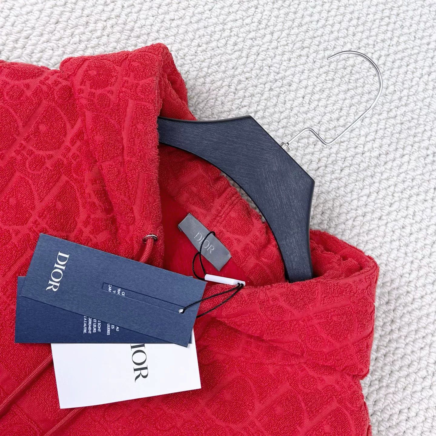 Dior Dior Oblique Red Logo Hoodie Size US M / EU 48-50 / 2 - 3 Thumbnail