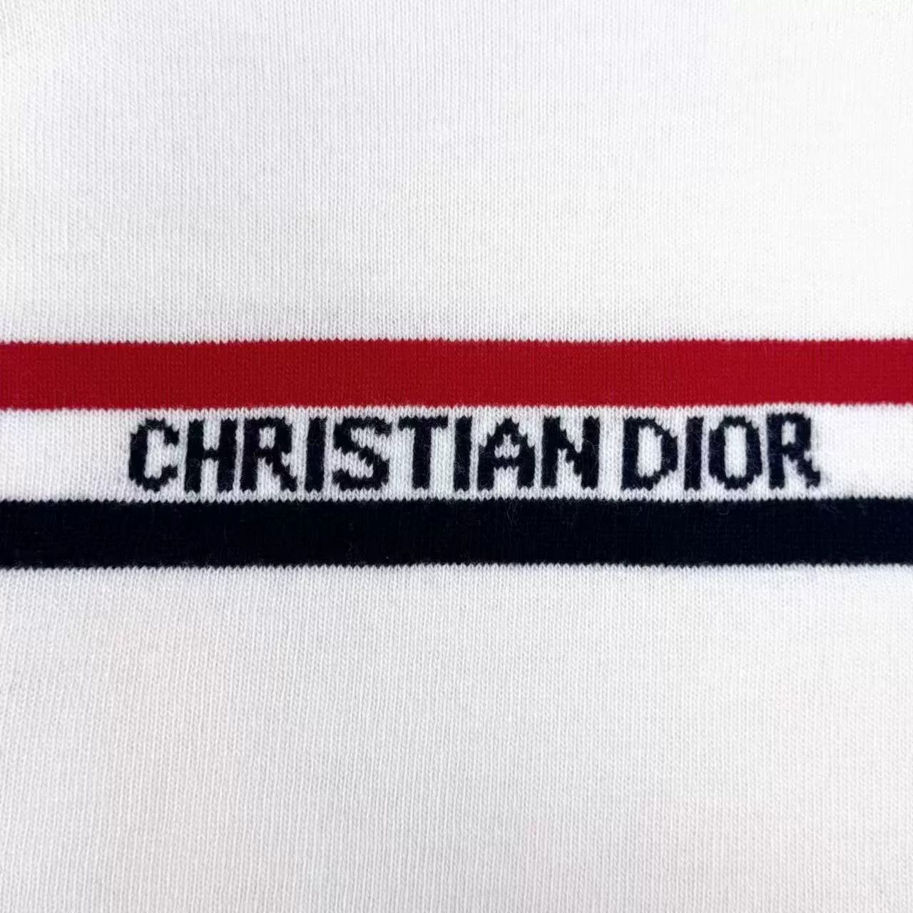 Dior Dior Seagull Collar Stripe Cashmere Knit Size S / US 4 / IT 40 - 4 Thumbnail
