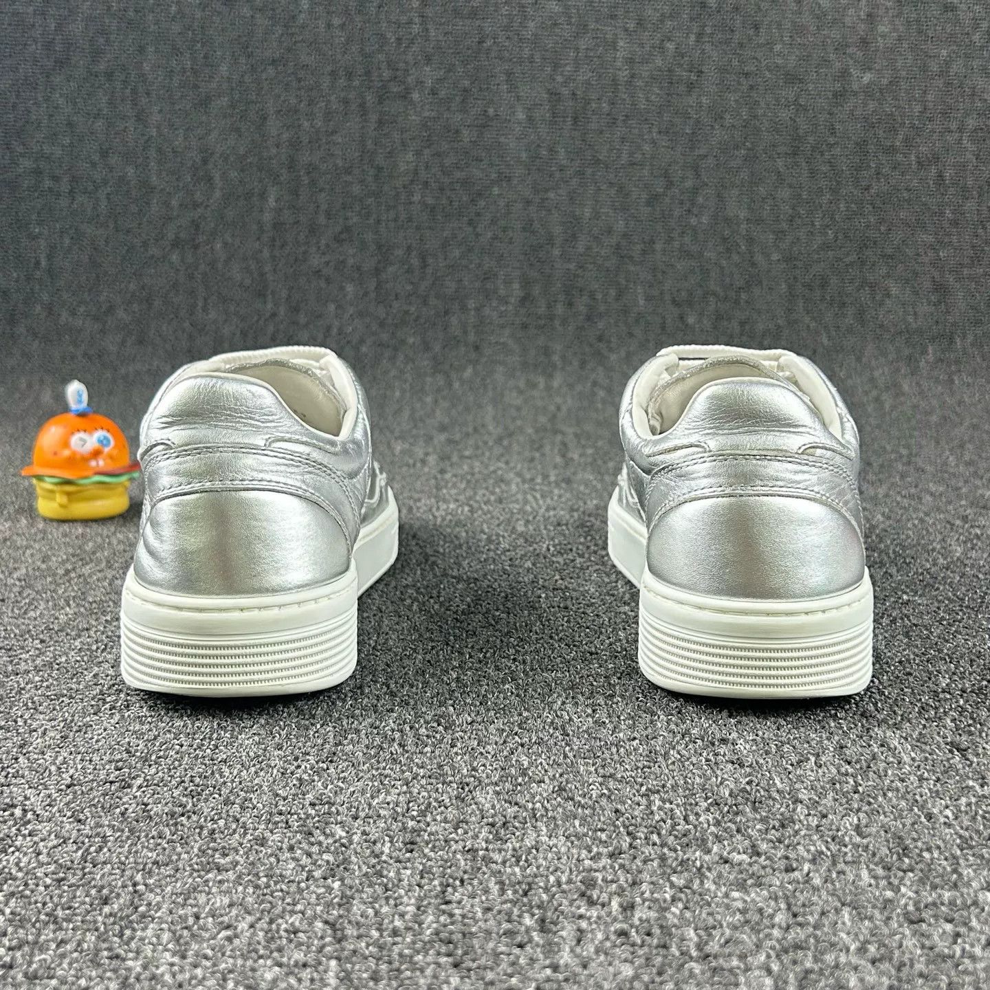 Chanel Chanel Silver Sneakers Size US 8 / IT 38 - 5 Thumbnail