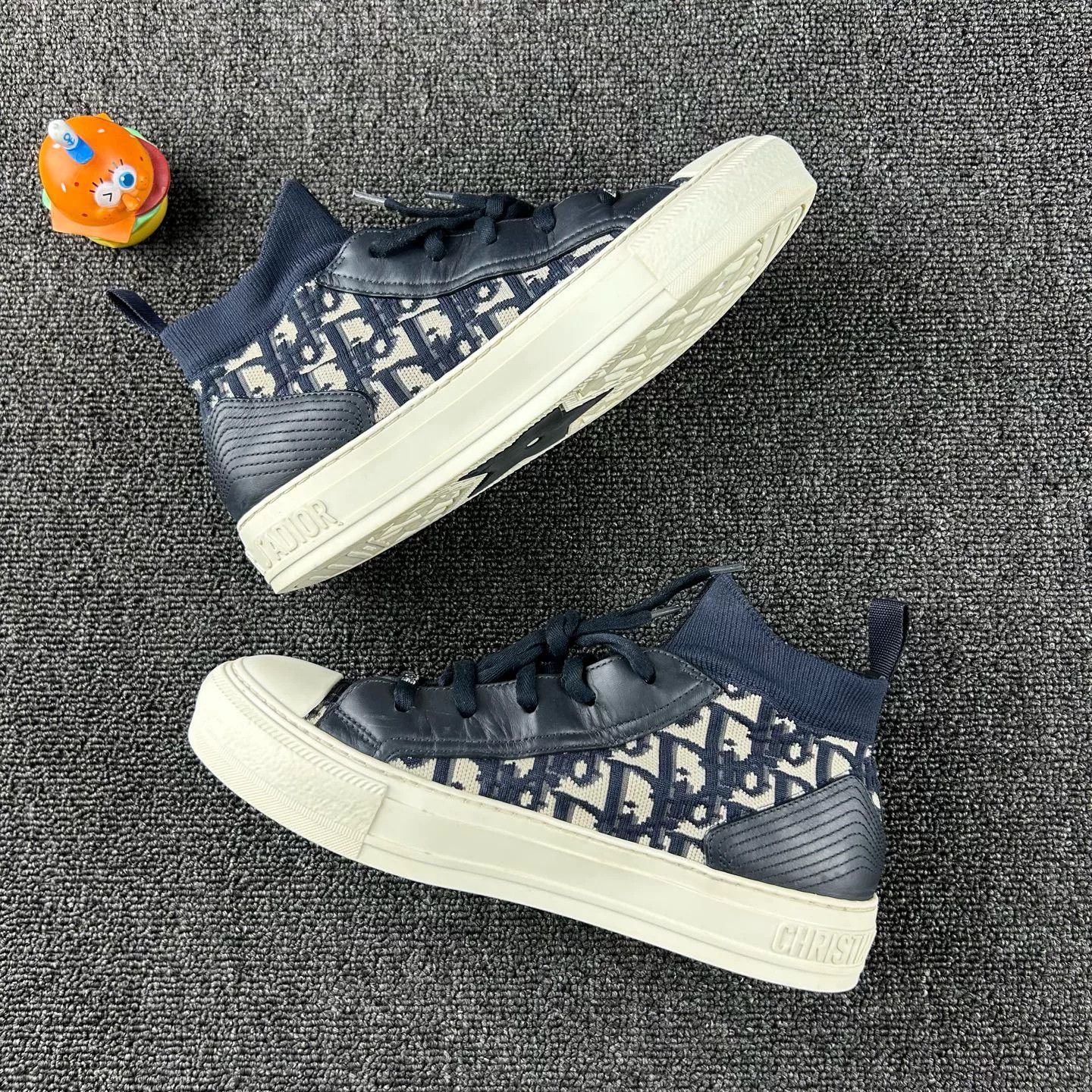 Dior Dior Monogram Mid-Top Shoes Size US 7.5 / IT 37.5 - 3 Thumbnail