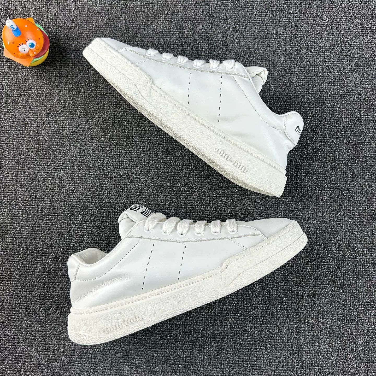 Miu Miu MiuMiu White Sneakers Size US 6 / IT 36 - 4 Thumbnail