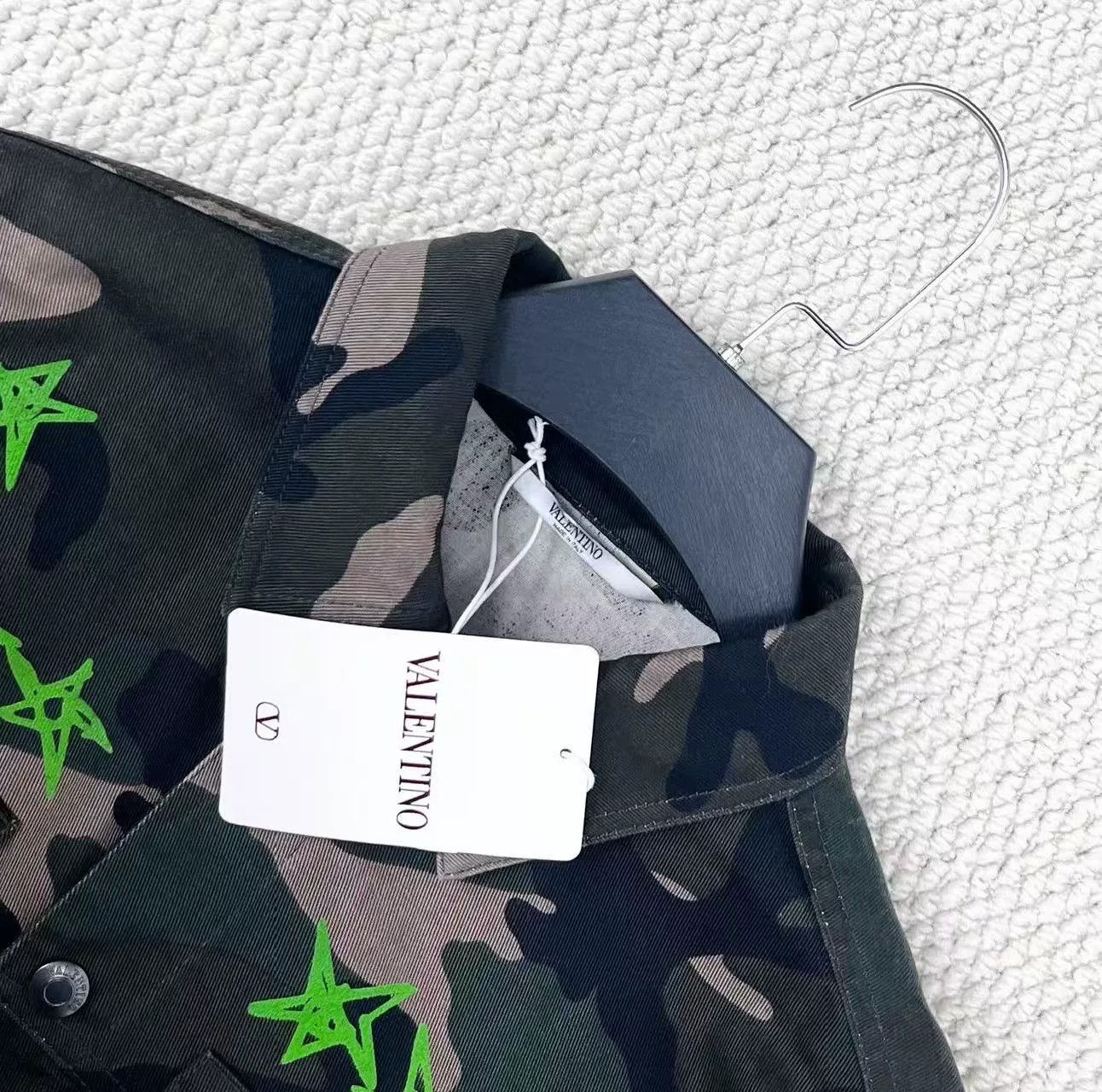 Valentino Valentino Camouflage Embroidered Jacket Shirt Size US S / EU 44-46 / 1 - 3 Thumbnail