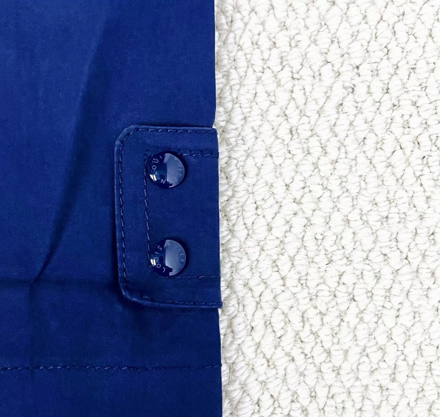 Louis Vuitton Louis Vuitton Blue Zip Collar Jacket Size XXS / US 00 / IT 34 - 7 Thumbnail