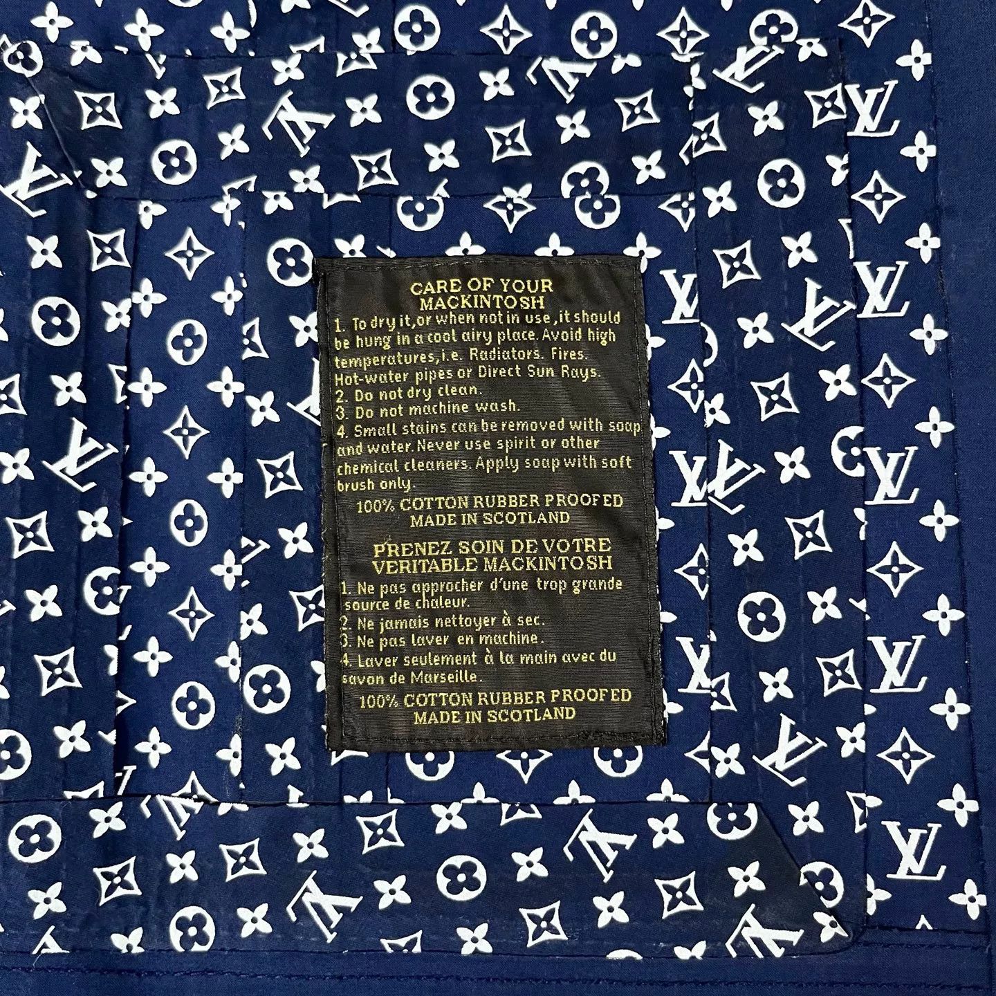 Louis Vuitton Louis Vuitton Blue Zip Collar Jacket Size XXS / US 00 / IT 34 - 4 Thumbnail