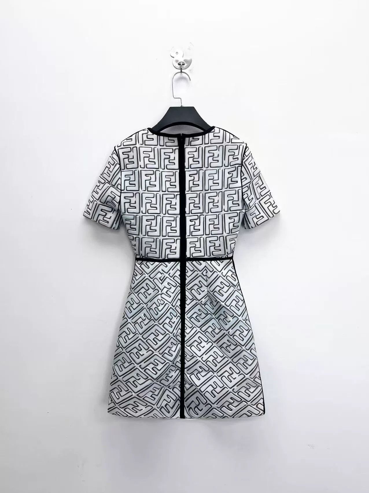 Fendi Fendi Double F Monogram Waist-Cinched Dress Size S / US 4 / IT 40 - 2 Thumbnail