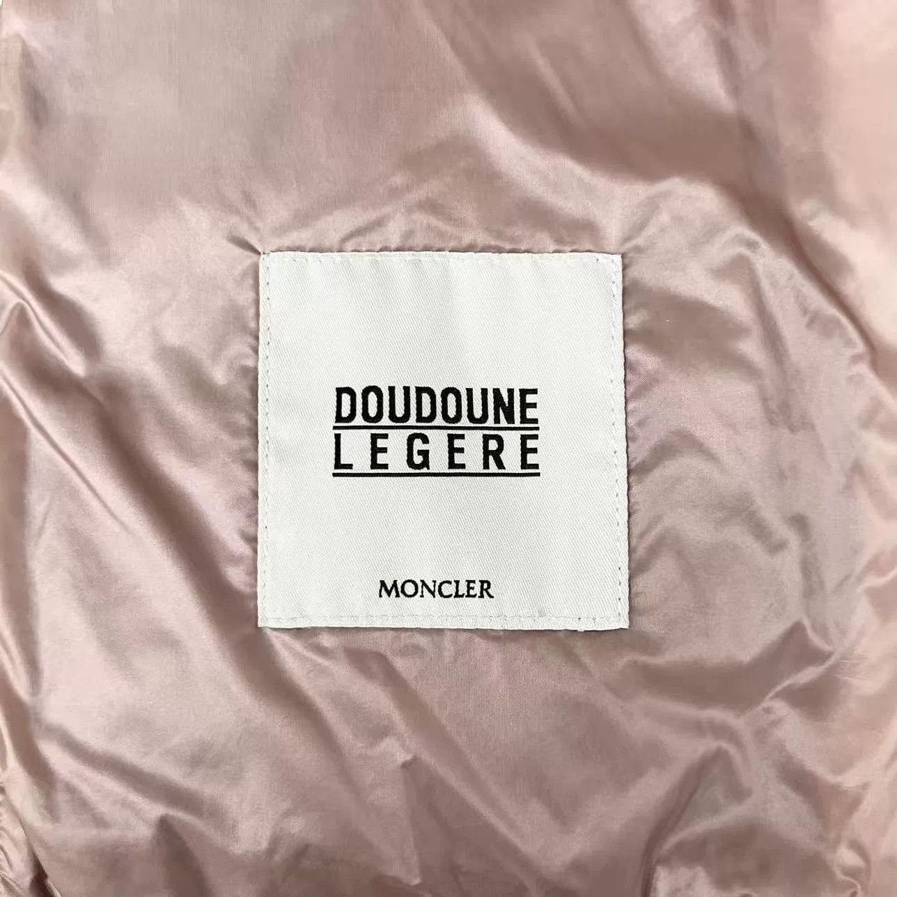 Moncler Moncler Anet Pink Logo Ruffled Hem Down Jacket Size S / US 4 / IT 40 - 3 Thumbnail
