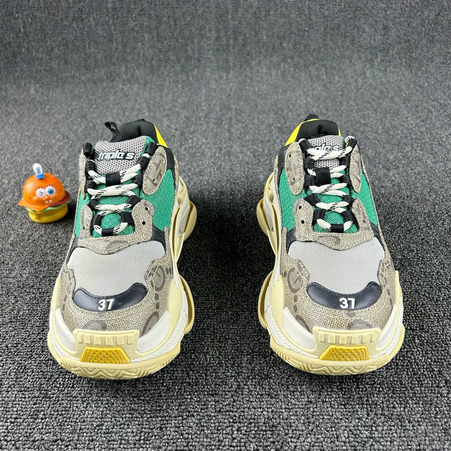 Balenciaga Balenciaga Triple S x Gucci Dad Shoes Size US 6 / IT 36 - 2 Thumbnail