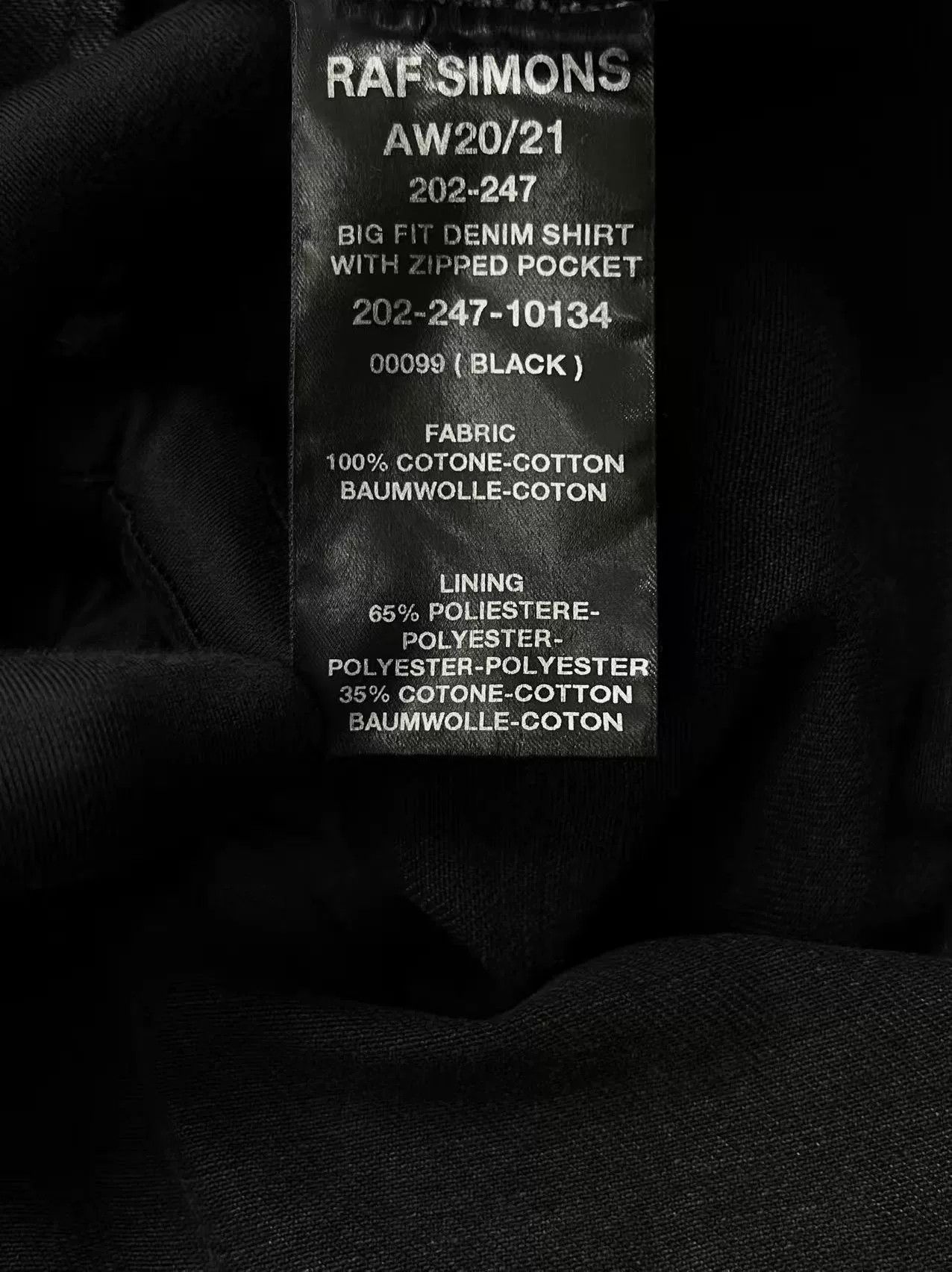 Raf Simons Raf Simons Black Distressed Denim Jacket Size US L / EU 52-54 / 3 - 6 Thumbnail