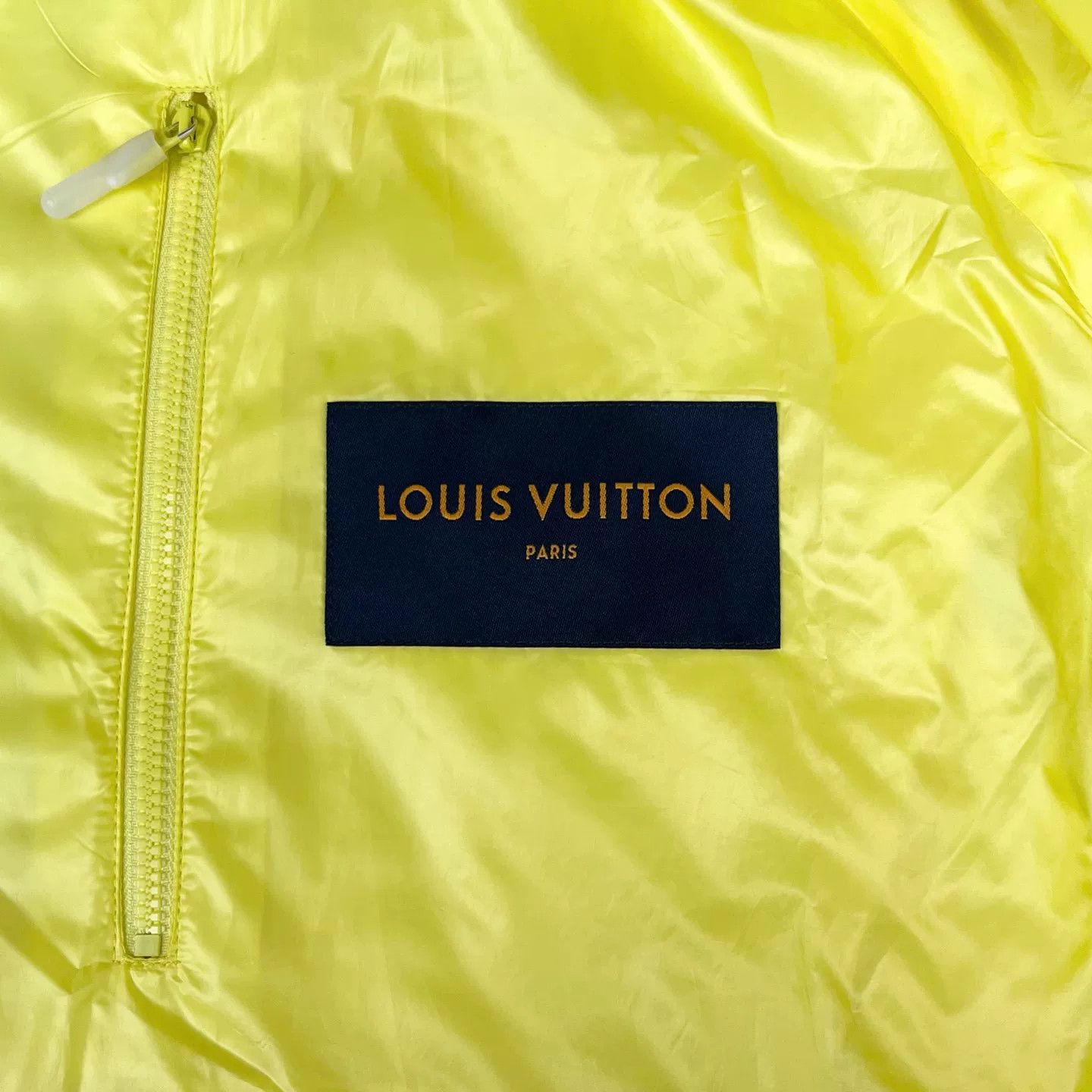 Louis Vuitton Louis Vuitton Yellow Quilted Logo Hooded Jacket Size US L / EU 52-54 / 3 - 5 Thumbnail