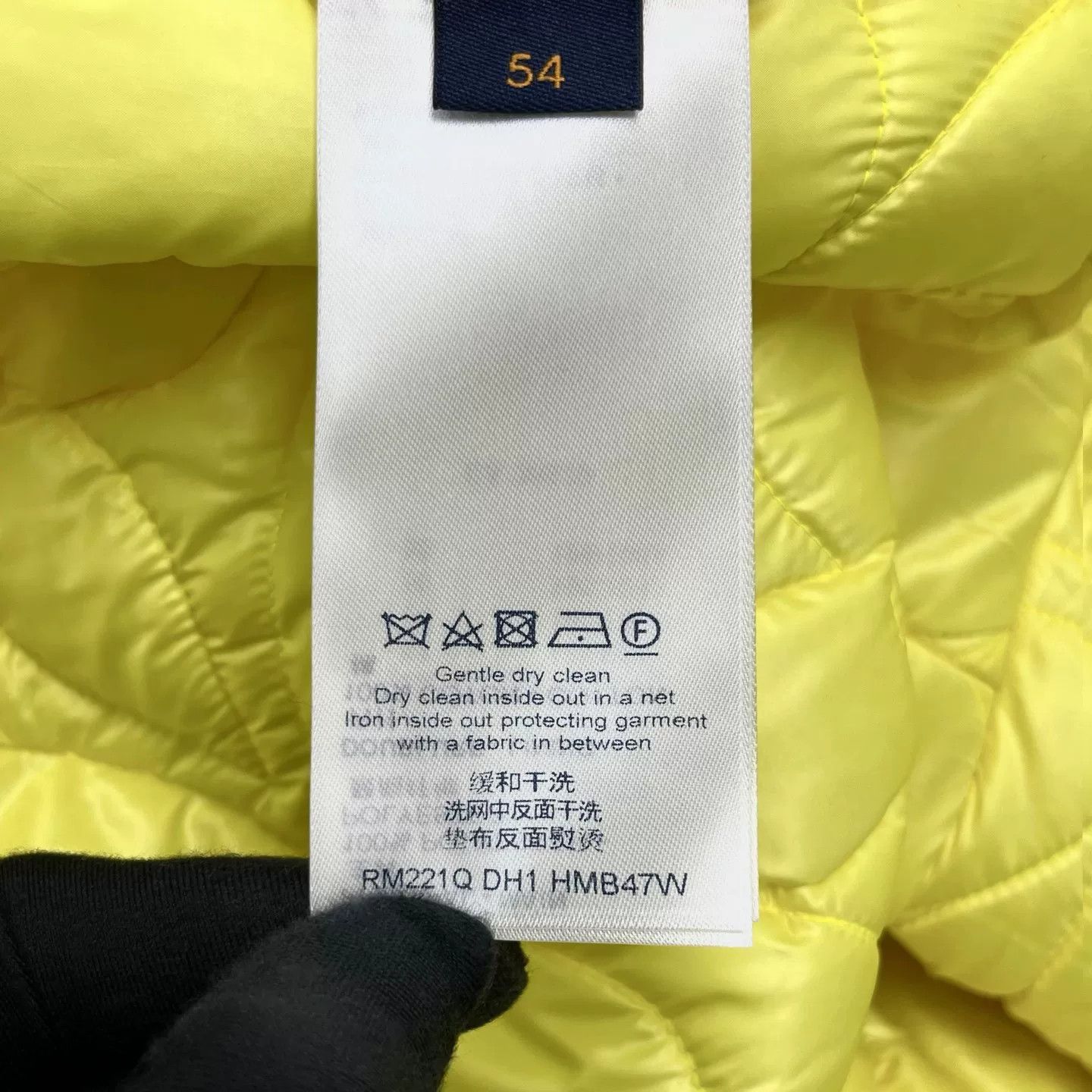 Louis Vuitton Louis Vuitton Yellow Quilted Logo Hooded Jacket Size US L / EU 52-54 / 3 - 4 Thumbnail