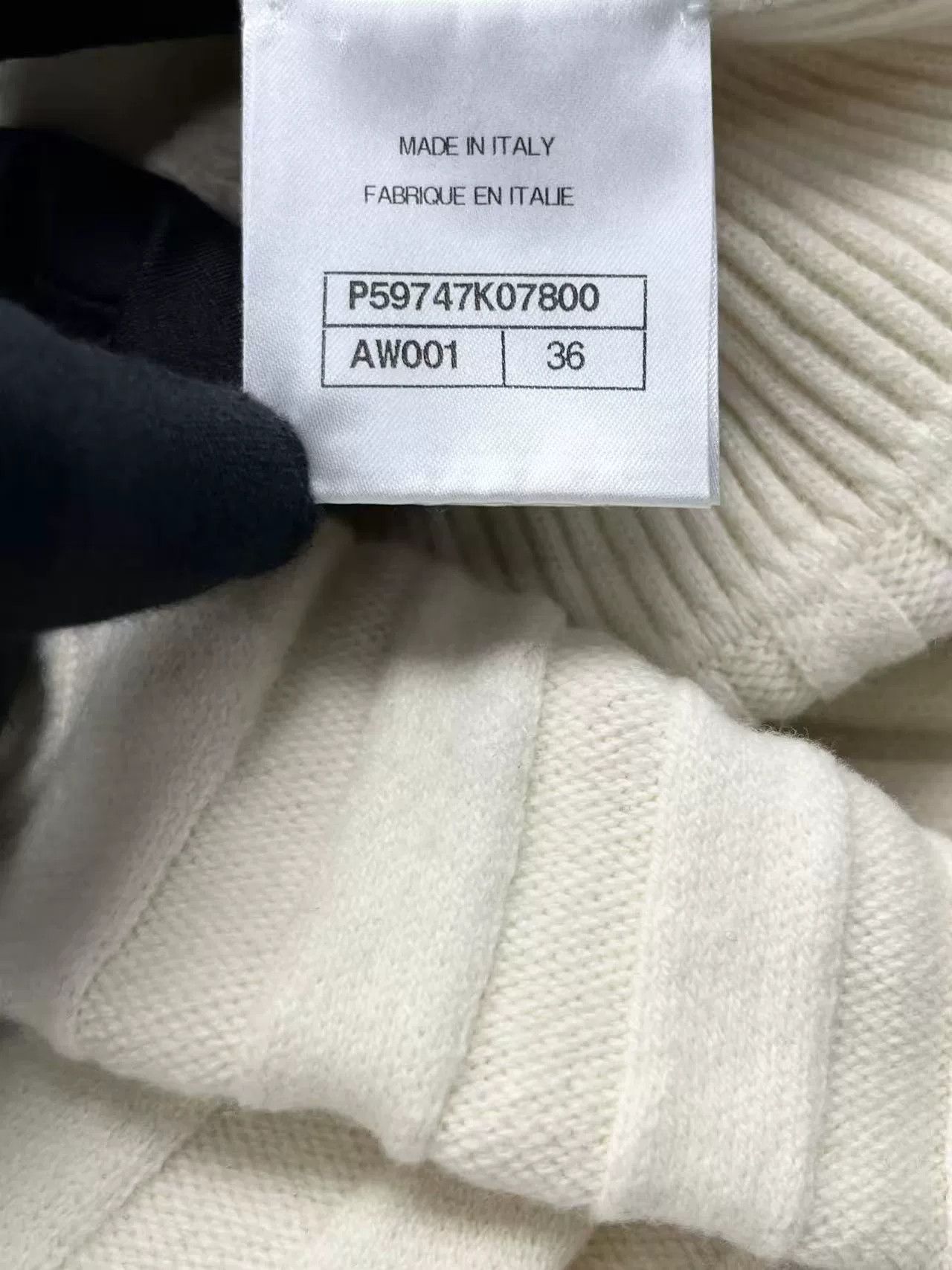 Chanel Chanel Beige Wool Knit Fishtail Dress Size XS / US 0-2 / IT 36-38 - 5 Thumbnail