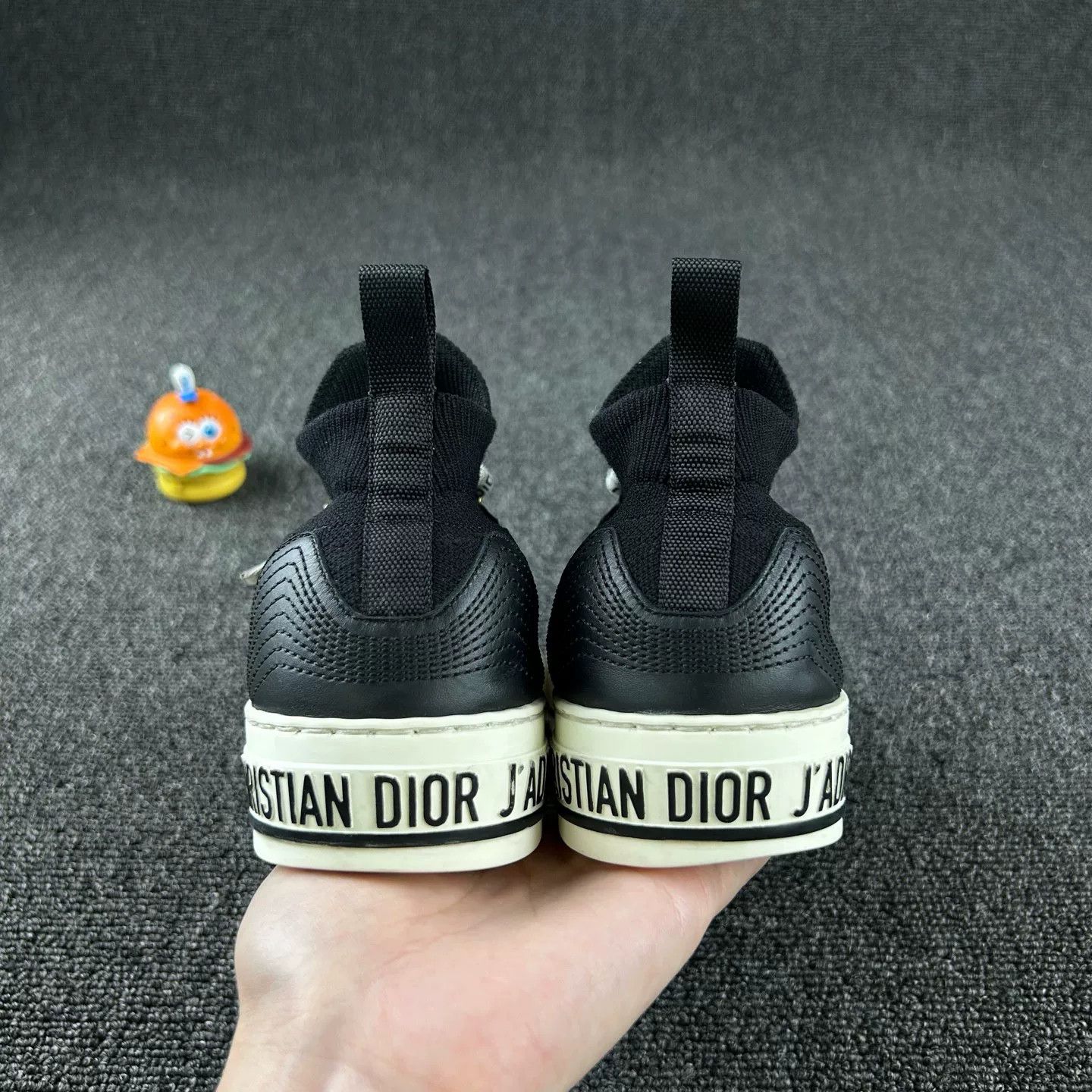 Dior Dior Black White Slogan Strap Sneakers Size US 4.5 / IT 34.5 - 5 Thumbnail