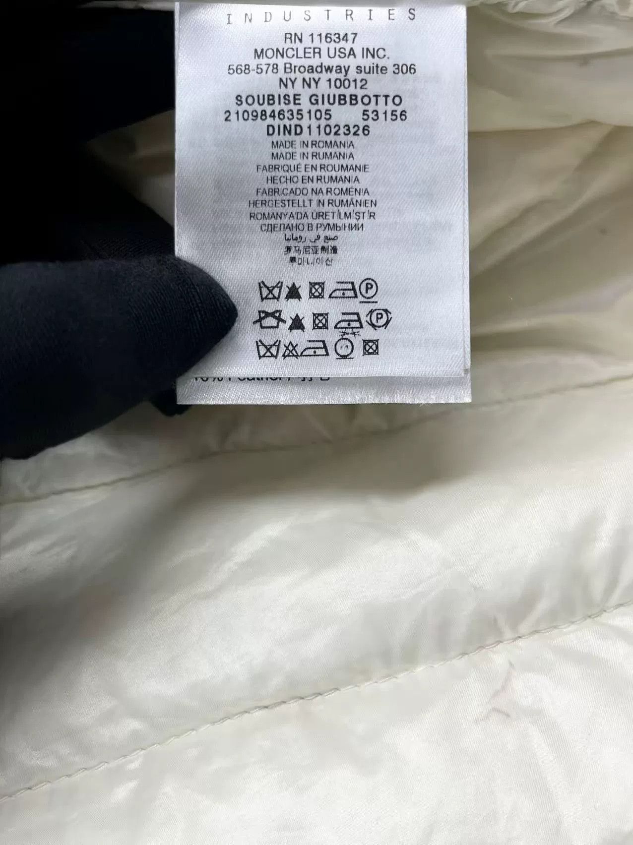 Moncler Moncler White Double-Breasted Lightweight Down Jacket Size XS / US 0-2 / IT 36-38 - 7 Thumbnail