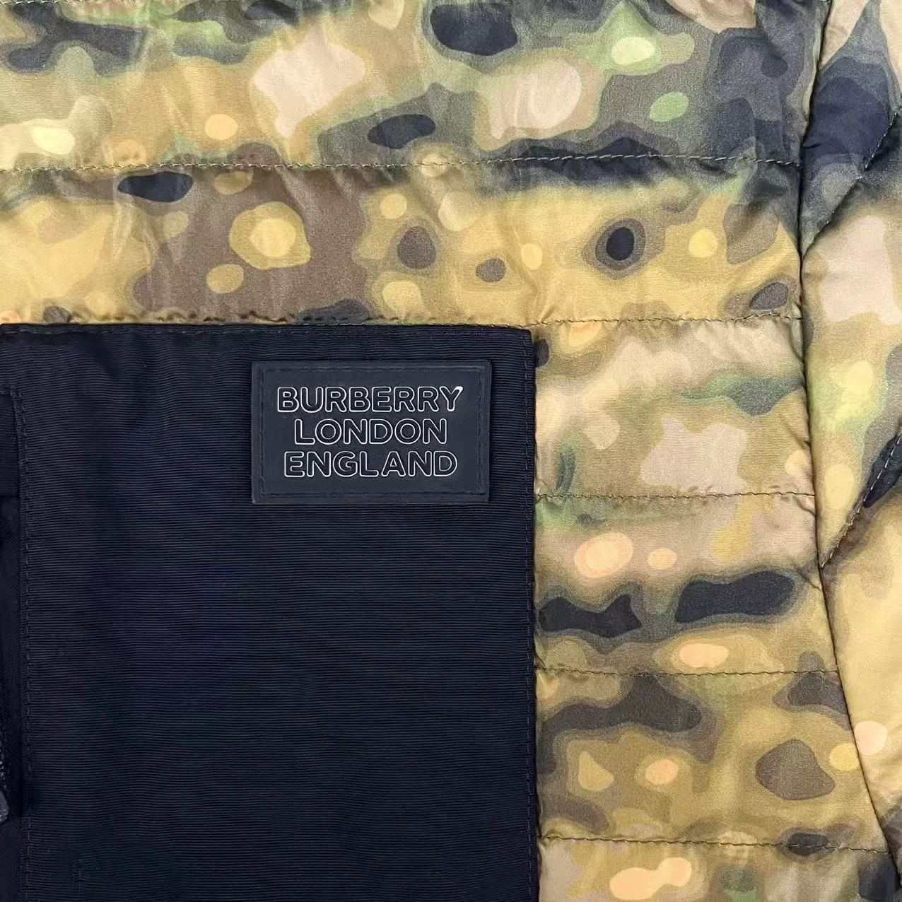 Burberry Burberry Camo Hooded Lightweight Down Jacket Size US M / EU 48-50 / 2 - 6 Thumbnail
